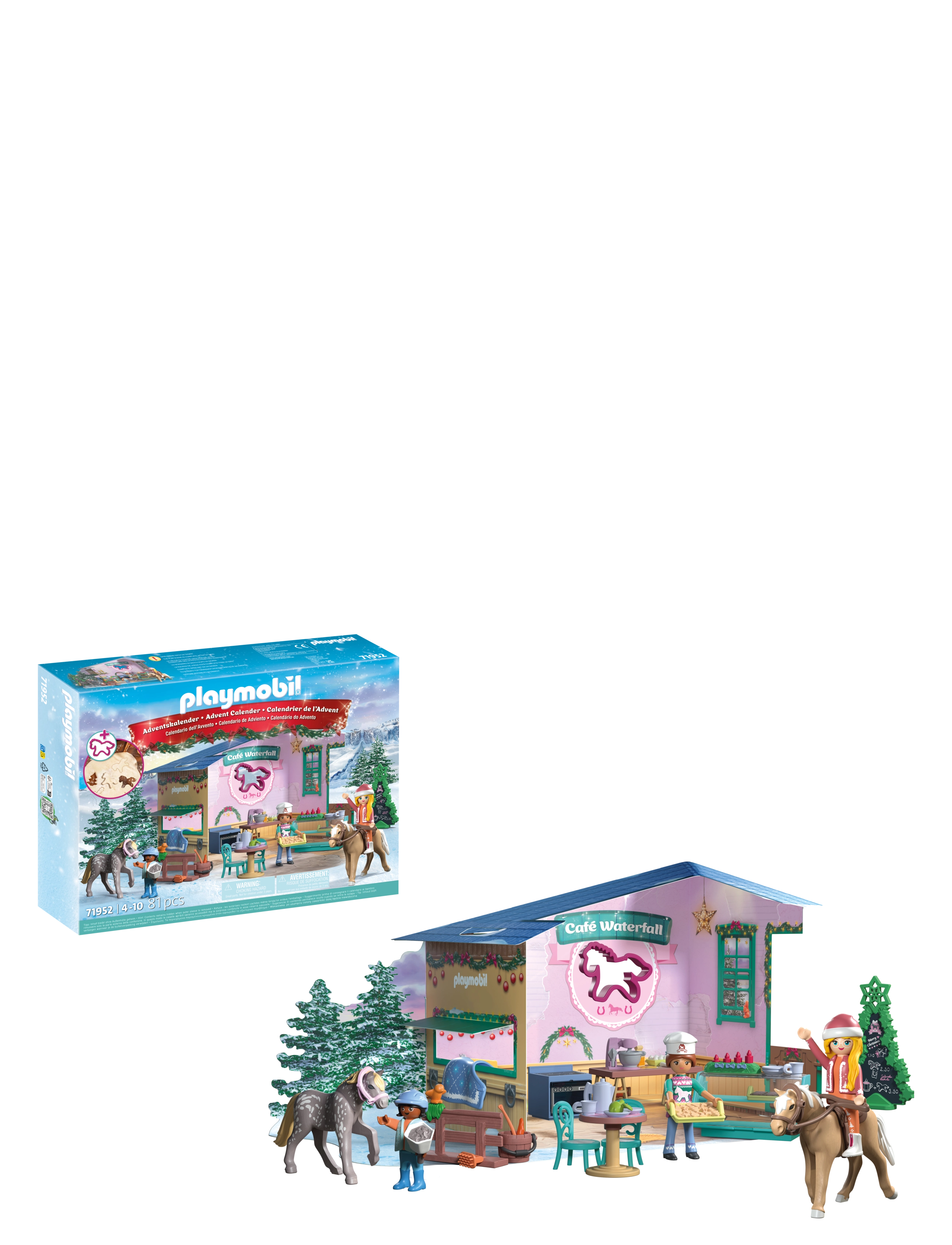 PLAYMOBIL - Advent Calendar - Baking at the Rider Café - multicolored - 1