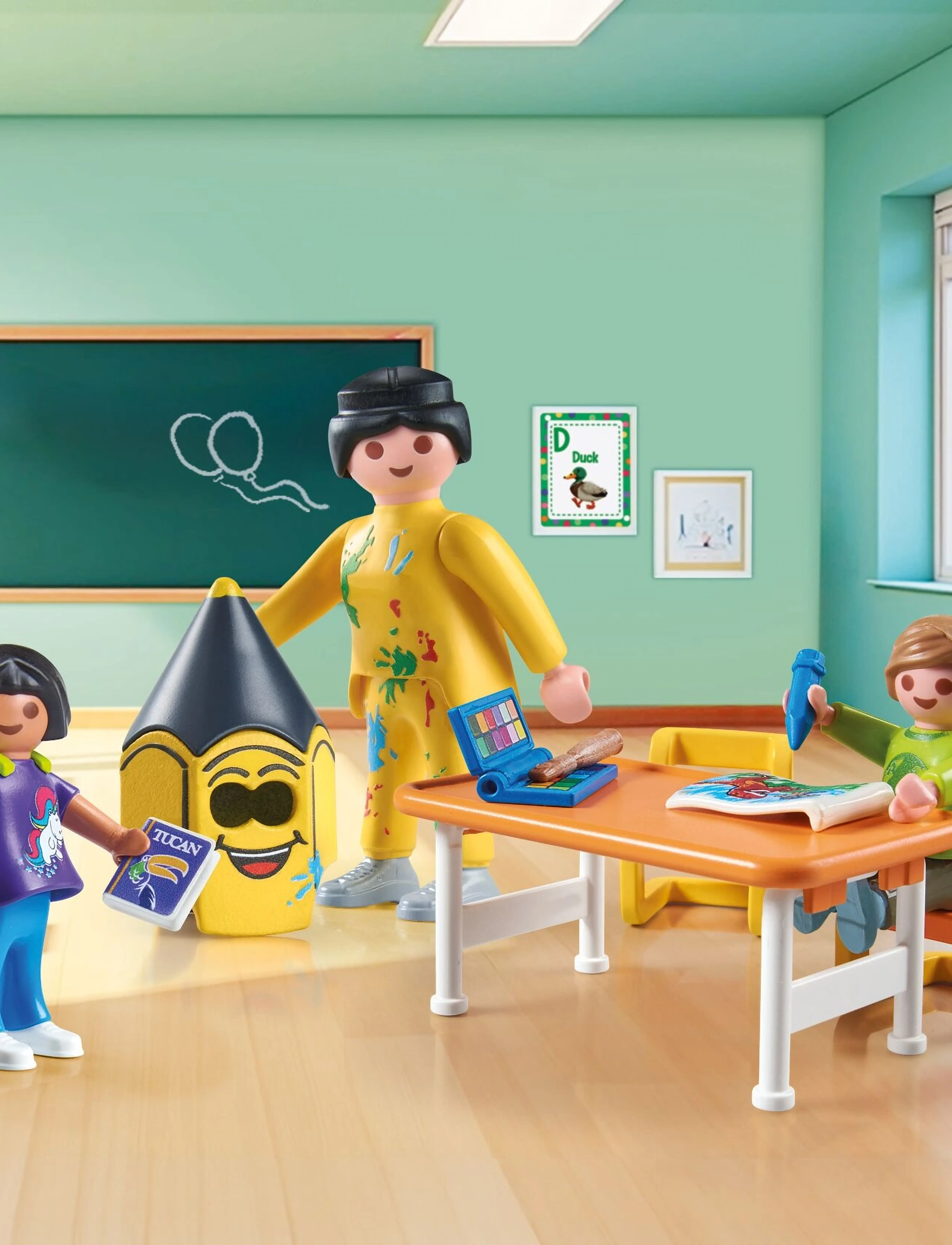 PLAYMOBIL First Day Of School, Børn, Playmobil Family Fun, Multi/mønstret, Str: ONE SIZE