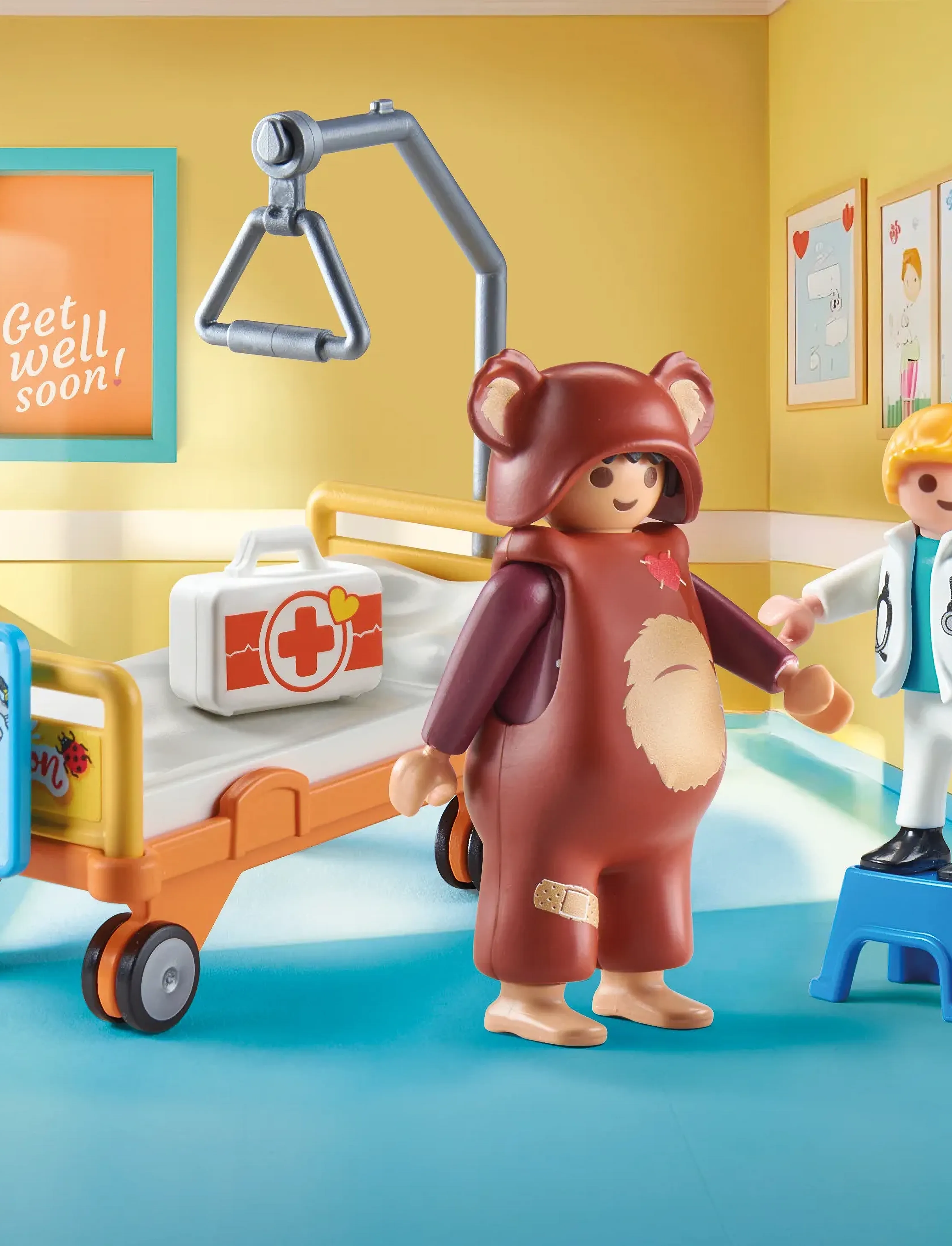 PLAYMOBIL Get Well Soon, Børn, Playmobil Family Fun, Multi/mønstret, Str: ONE SIZE