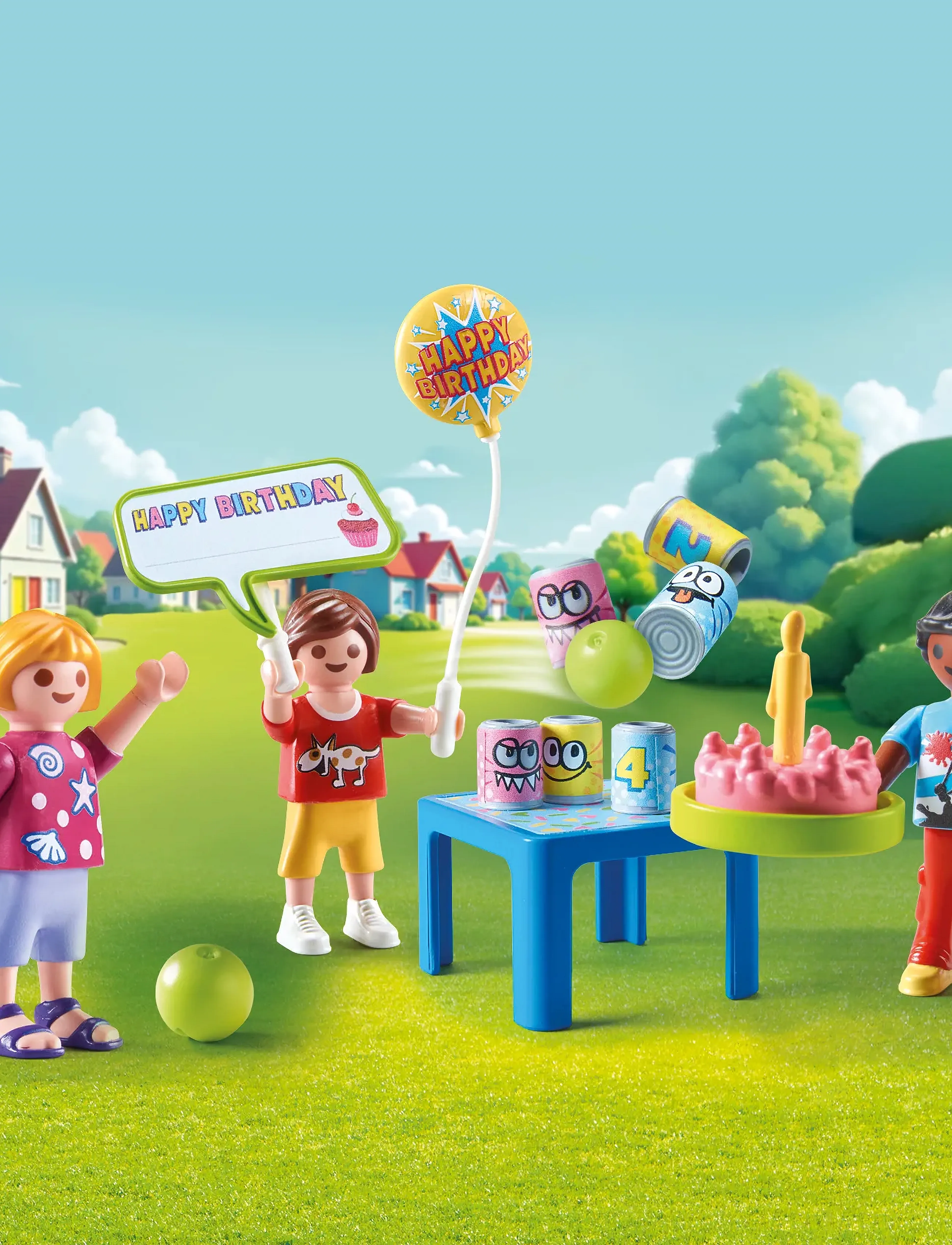 PLAYMOBIL Children's Birthday Party, Børn, Playmobil Family Fun, Multi/mønstret, Str: ONE SIZE