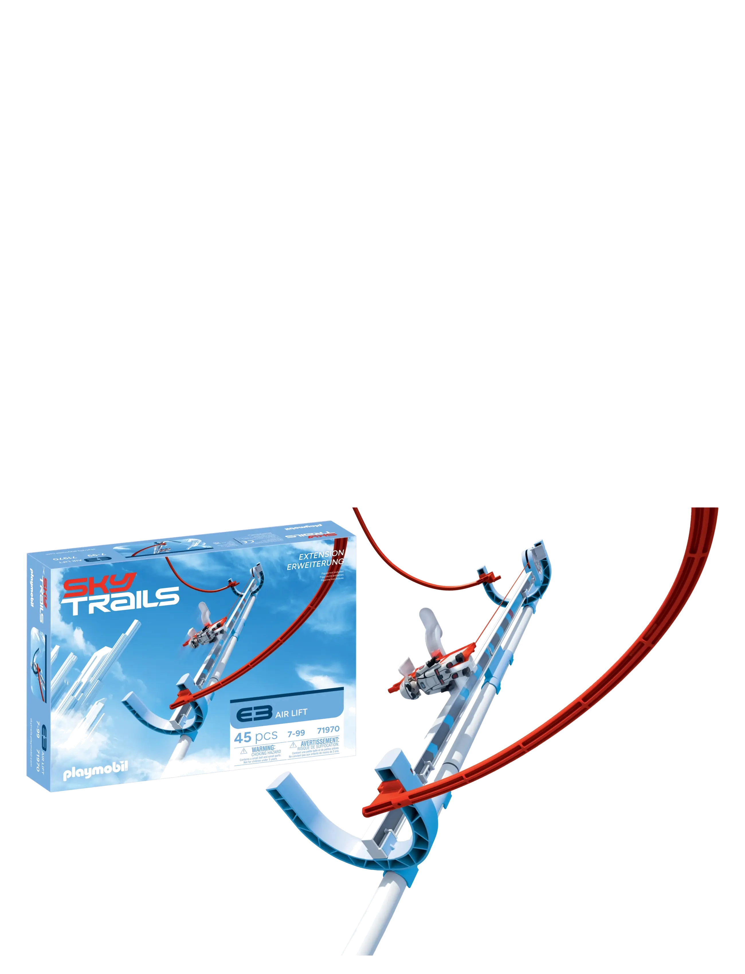PLAYMOBIL Sky Trails: Luftlift, One Size, Multi/patterned, Legetøjsbiler Og -Køretøjer > Racerbaner, Børn