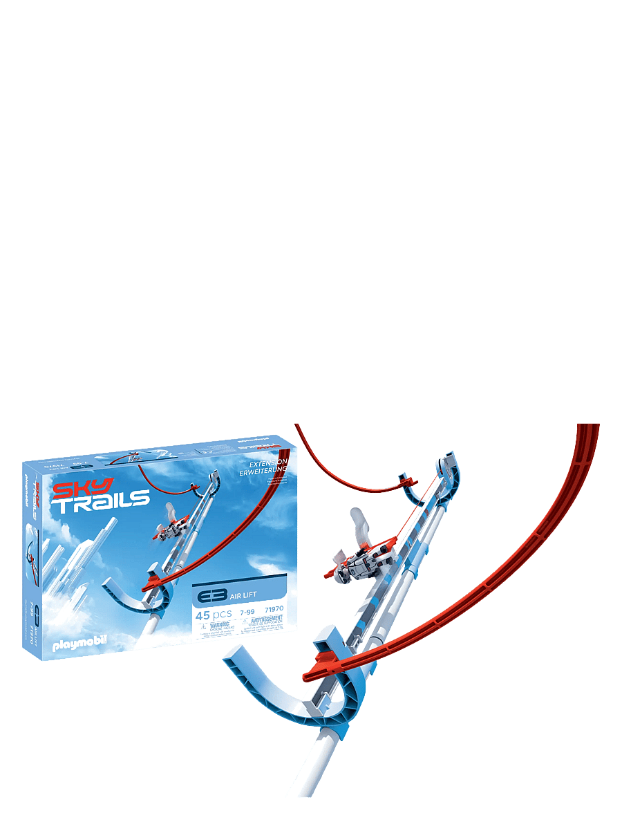 PLAYMOBIL - Sky Trails: Luftløft - bilbanor - multicolored - 0
