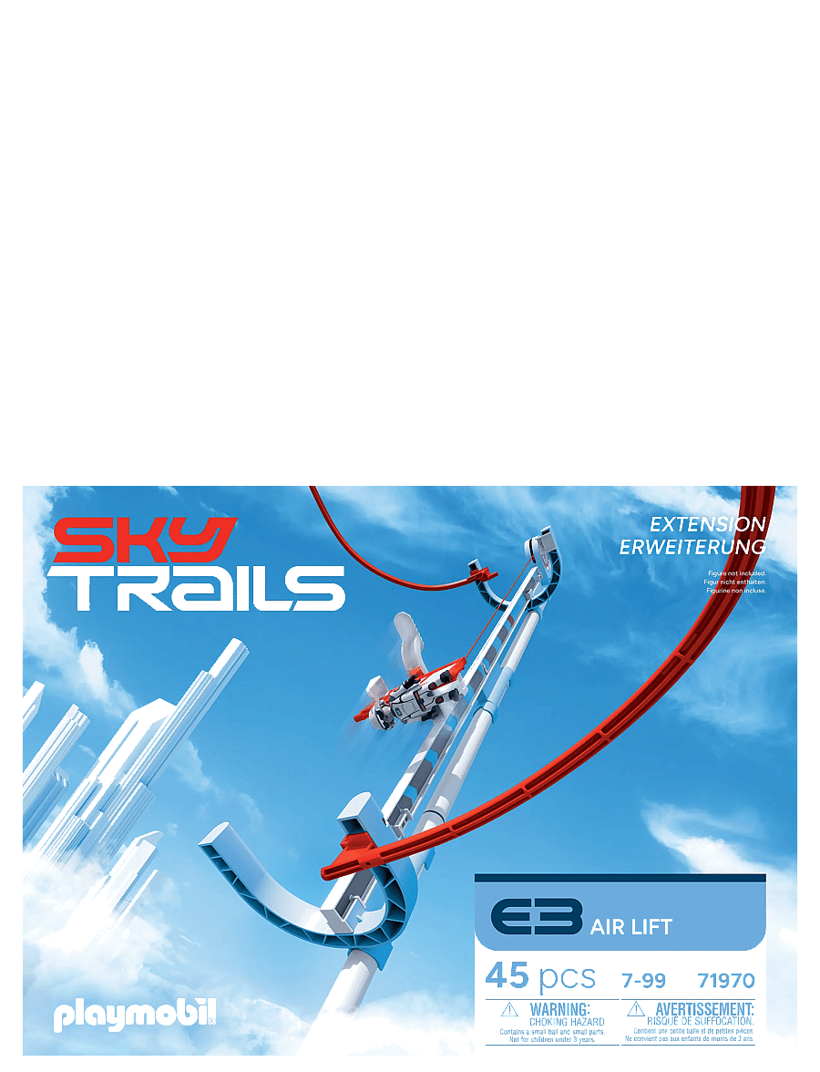 PLAYMOBIL - Sky Trails: Luftløft - bilbanor - multicolored - 4