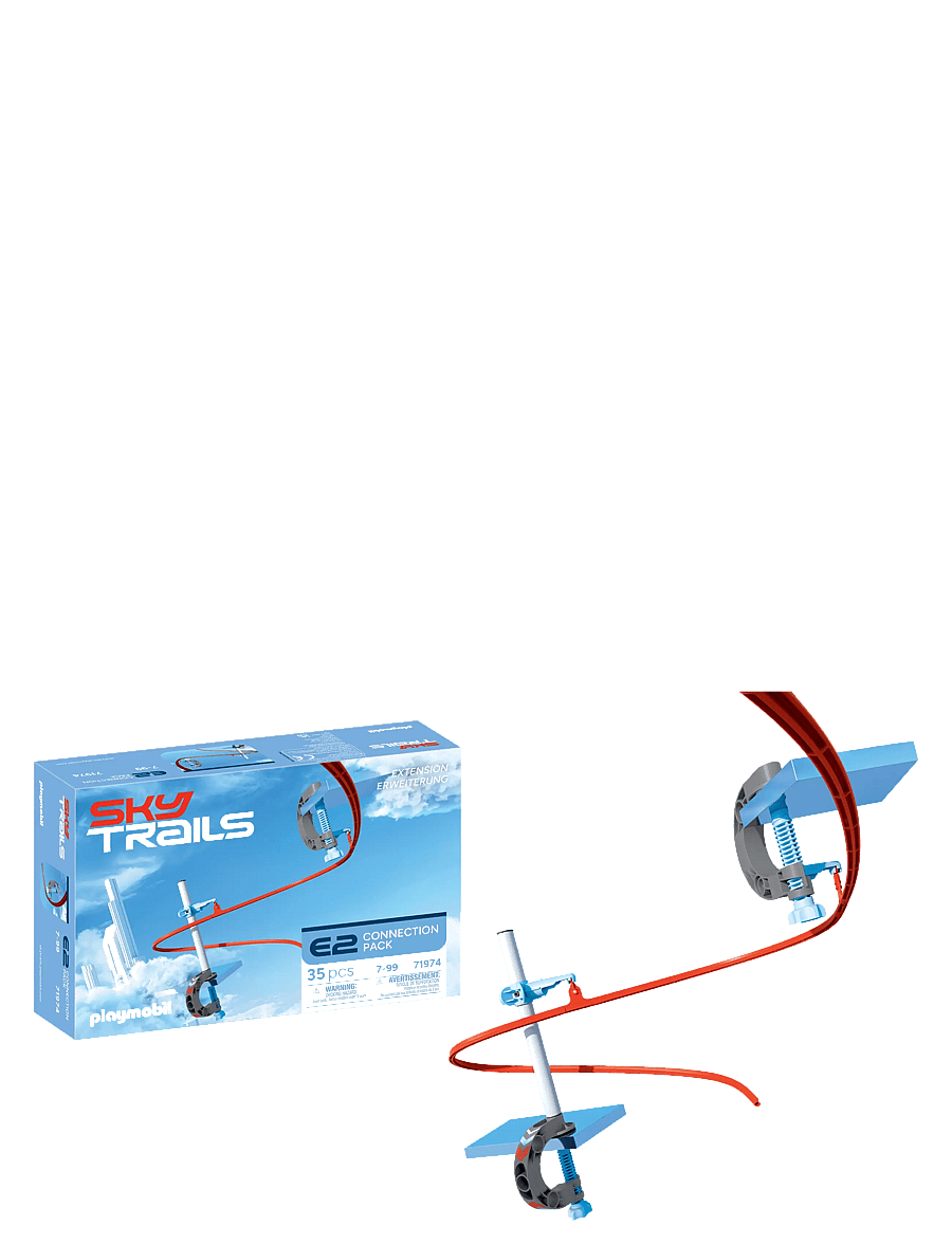 PLAYMOBIL - Sky Trails: Koblingspakke - bilbanor - multicolored - 1