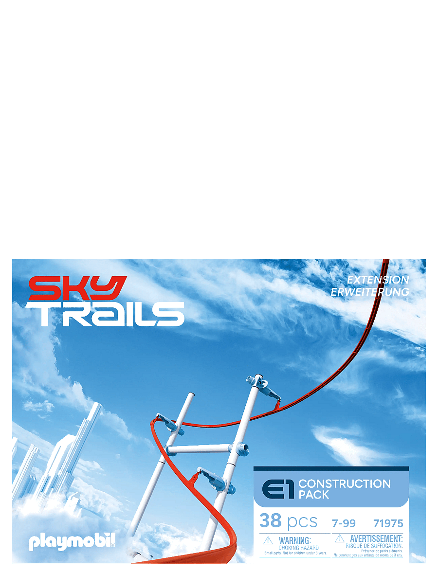 PLAYMOBIL - Sky Trails: Byggepakke - bilbanor - multicolored - 3