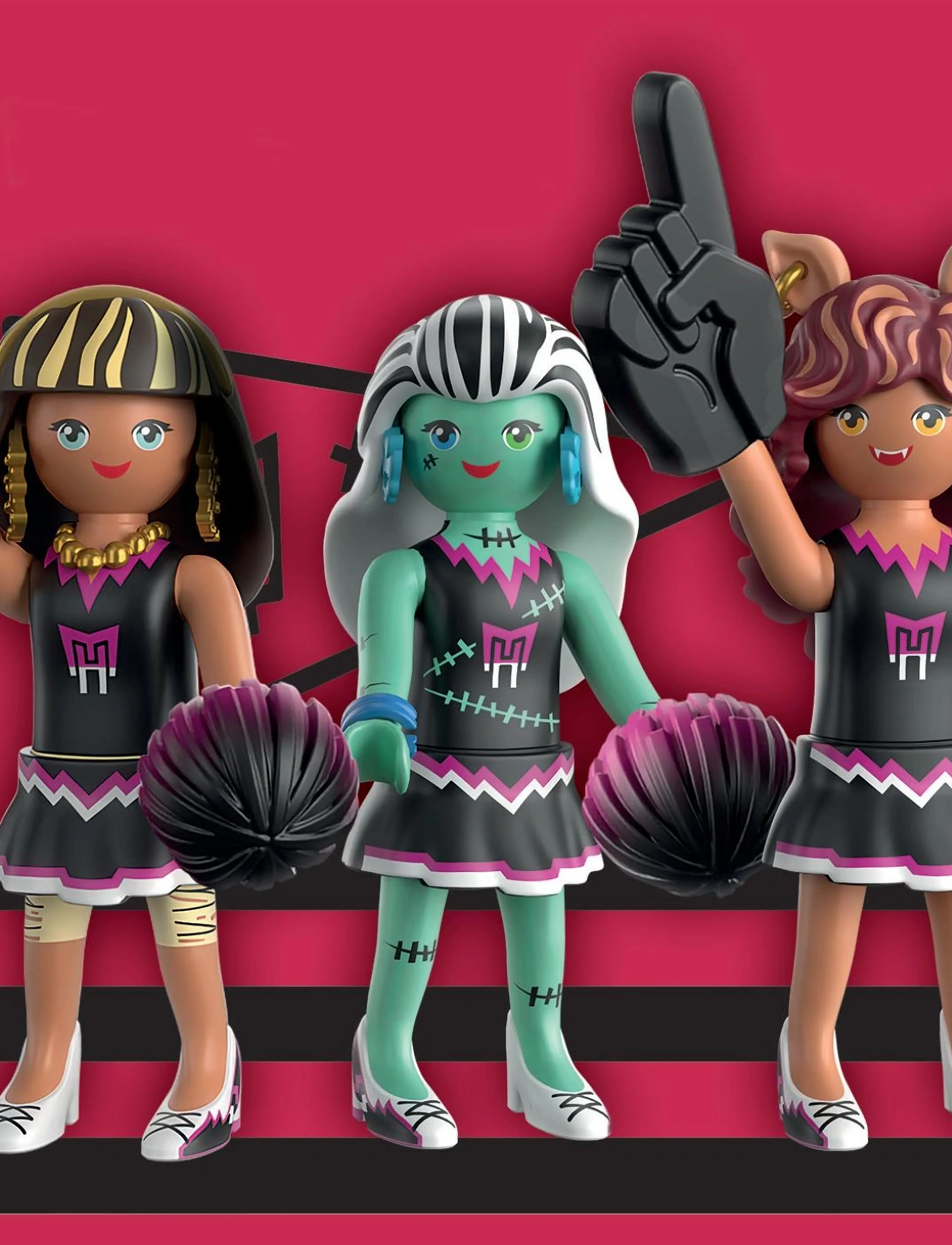 PLAYMOBIL Monster High Skrækhold Figurer, One Size, Black, Playmobil Legetøj > Playmobil Monsterhigh, Børn