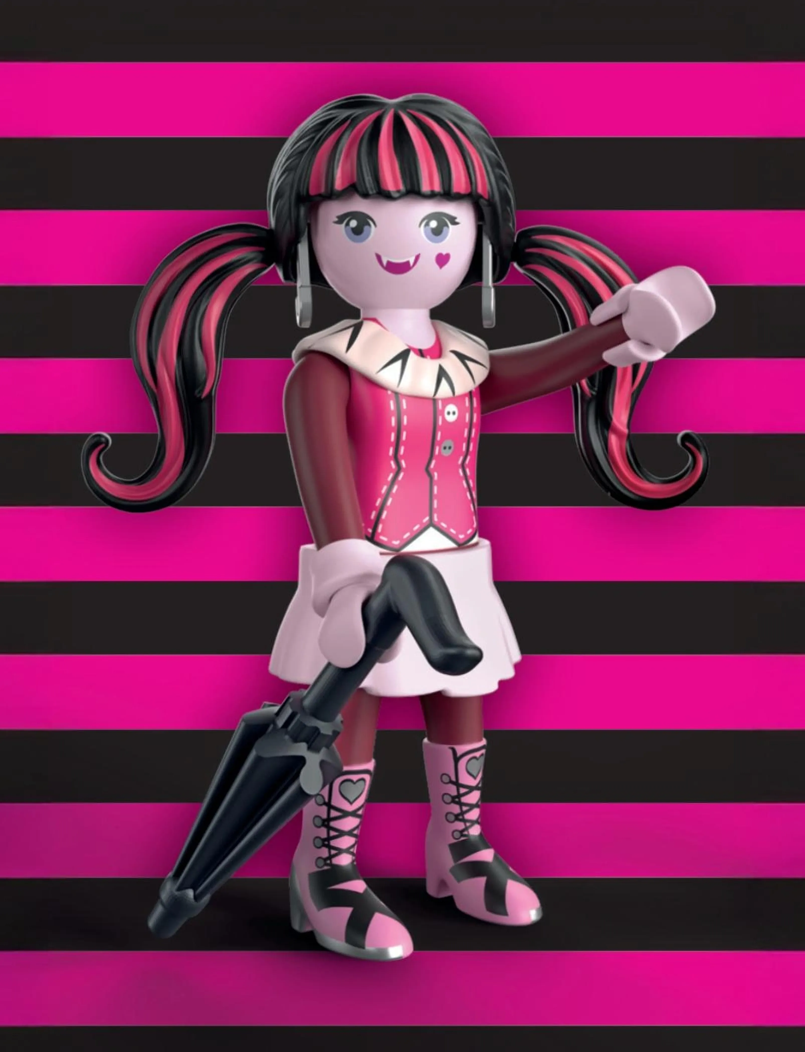 PLAYMOBIL Monster High Draculaura, Kinder,,,Rosa Gr.ONE SIZE