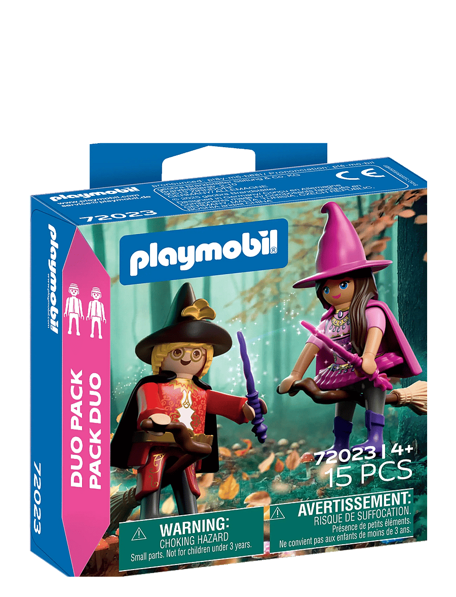 PLAYMOBIL - DuoPack Witch and Wizard - multicolored - 0