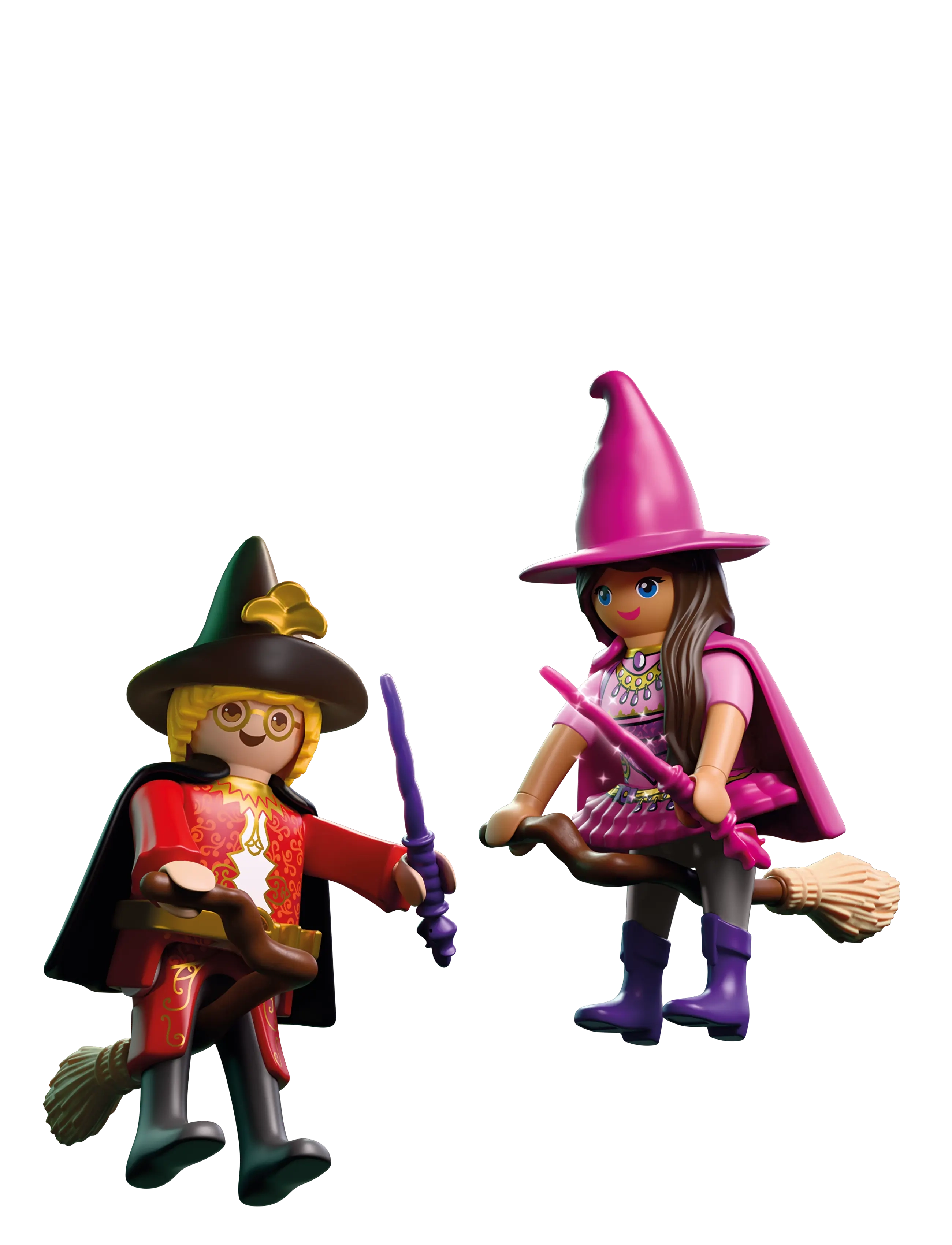 PLAYMOBIL - DuoPack heks og troldmand - playmobil figures - multicolored - 2