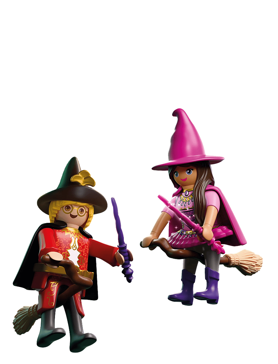 PLAYMOBIL - DuoPack Witch and Wizard - multicolored - 2
