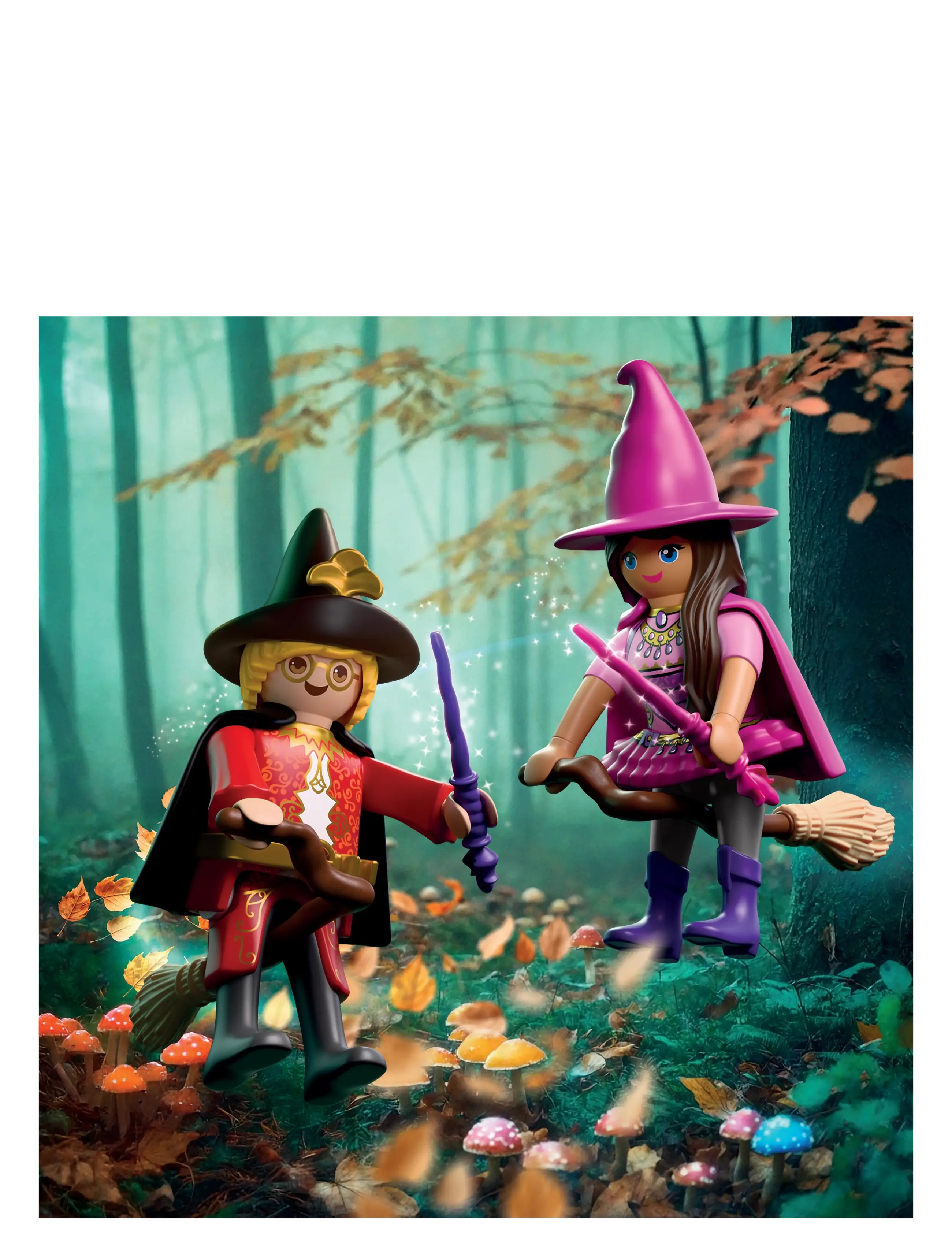 PLAYMOBIL - DuoPack heks og troldmand - playmobil figures - multicolored - 3