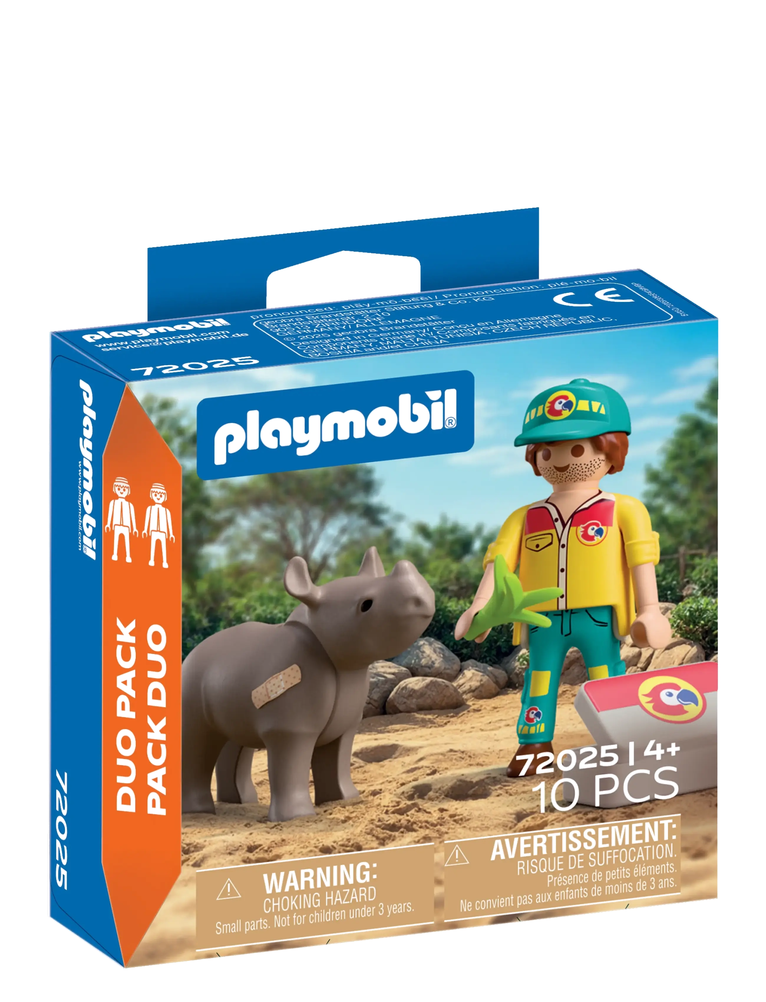 PLAYMOBIL - DuoPack Ranger with Rhino - multicolored - 1