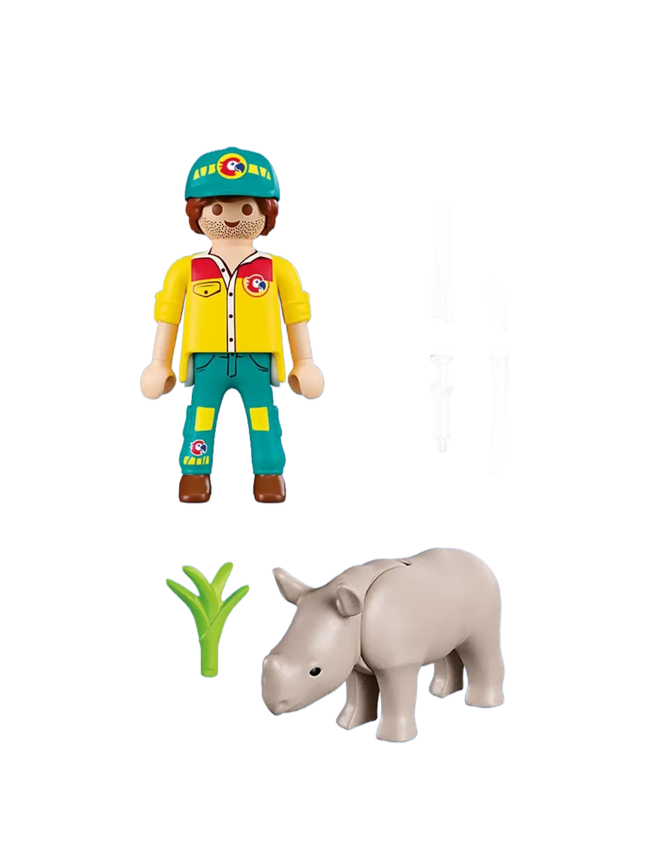 PLAYMOBIL - DuoPack: ranger med næsehorn - playmobil animals & friends - multicolored - 2