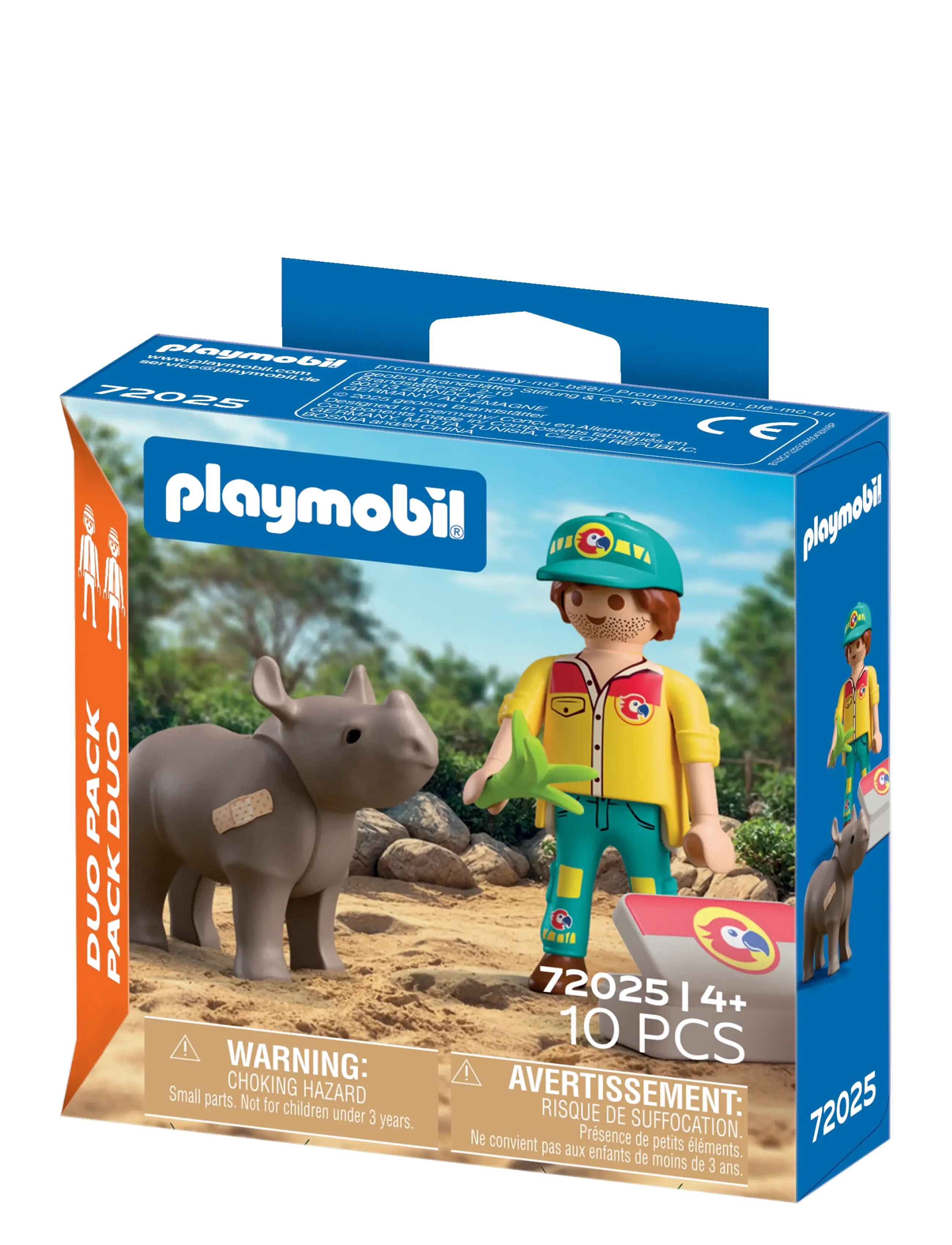 PLAYMOBIL - DuoPack Ranger with Rhino - multicolored - 3