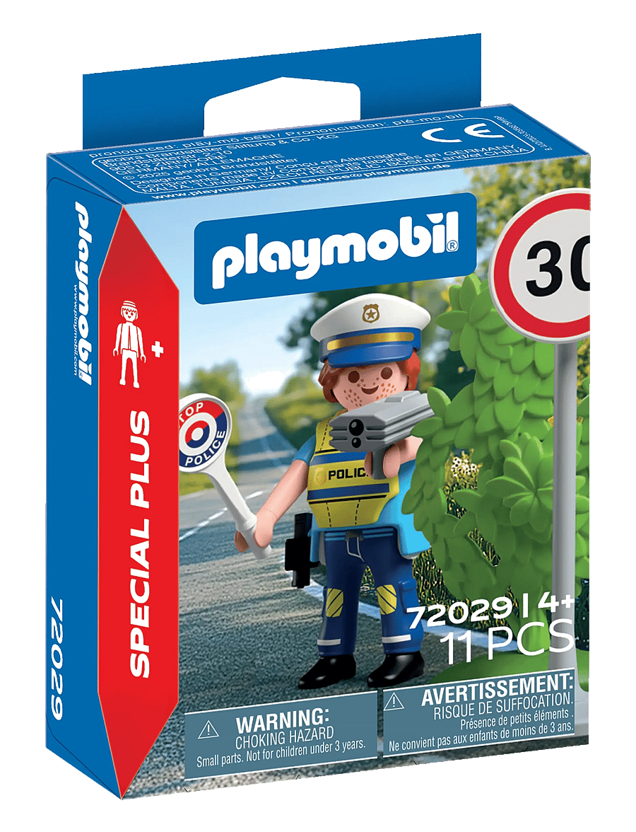 PLAYMOBIL - Politibetjent med fartsmåler - playmobil special plus - multicolored - 2