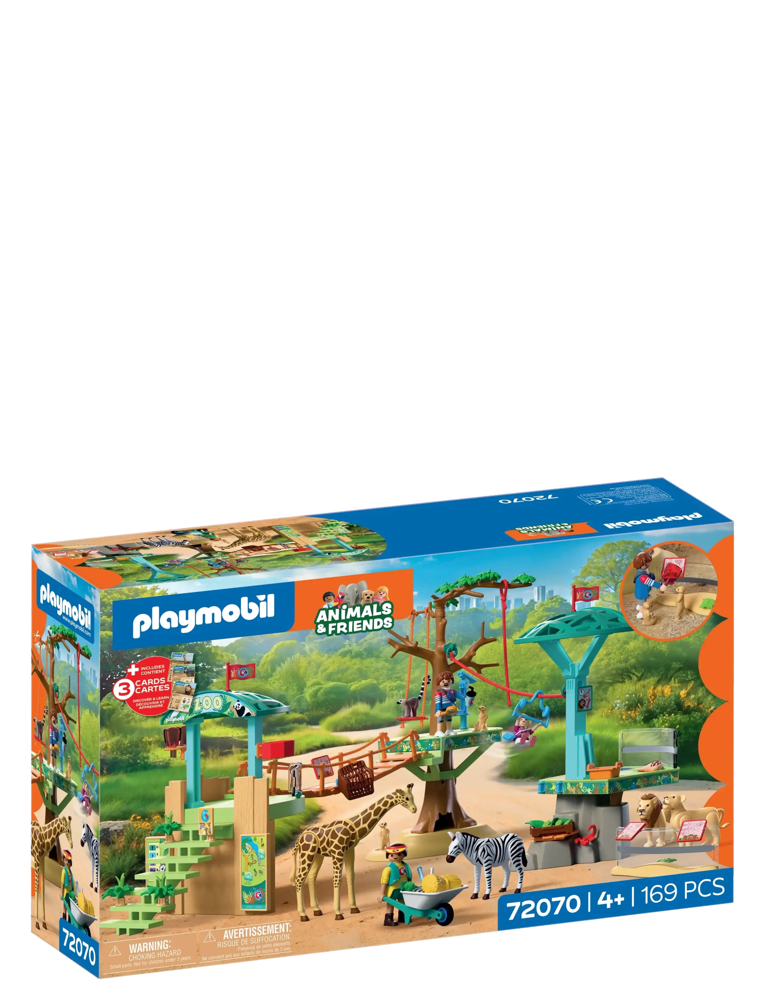 PLAYMOBIL Zoo: Vildmarkens klatrepark - Playmobil legetøj - MULTICOLORED / multi