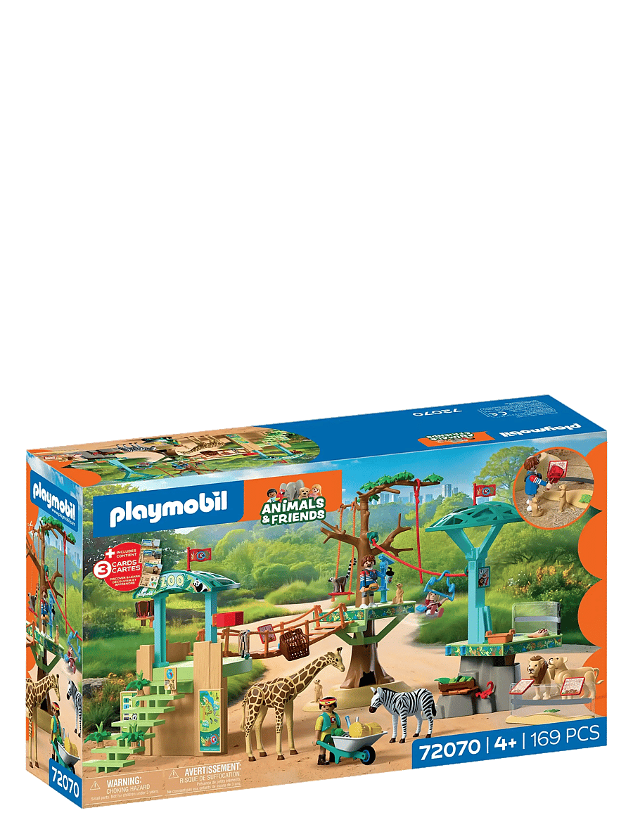 PLAYMOBIL - Dyrepark: Villmarks klatrepark - playmobil animals & friends - multicolored - 1