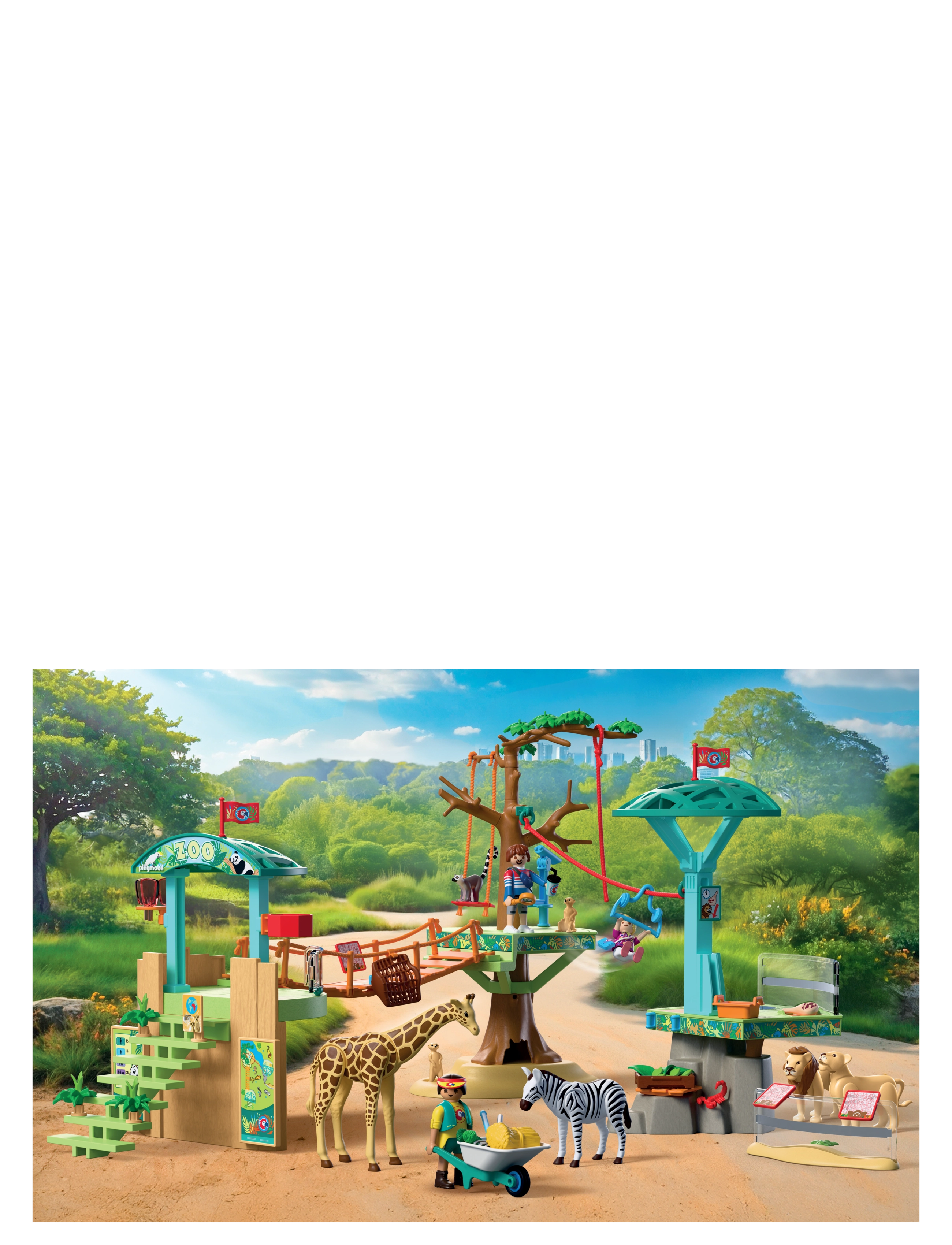PLAYMOBIL - Zoo: Vildmarkens klatrepark - multicolored - 5