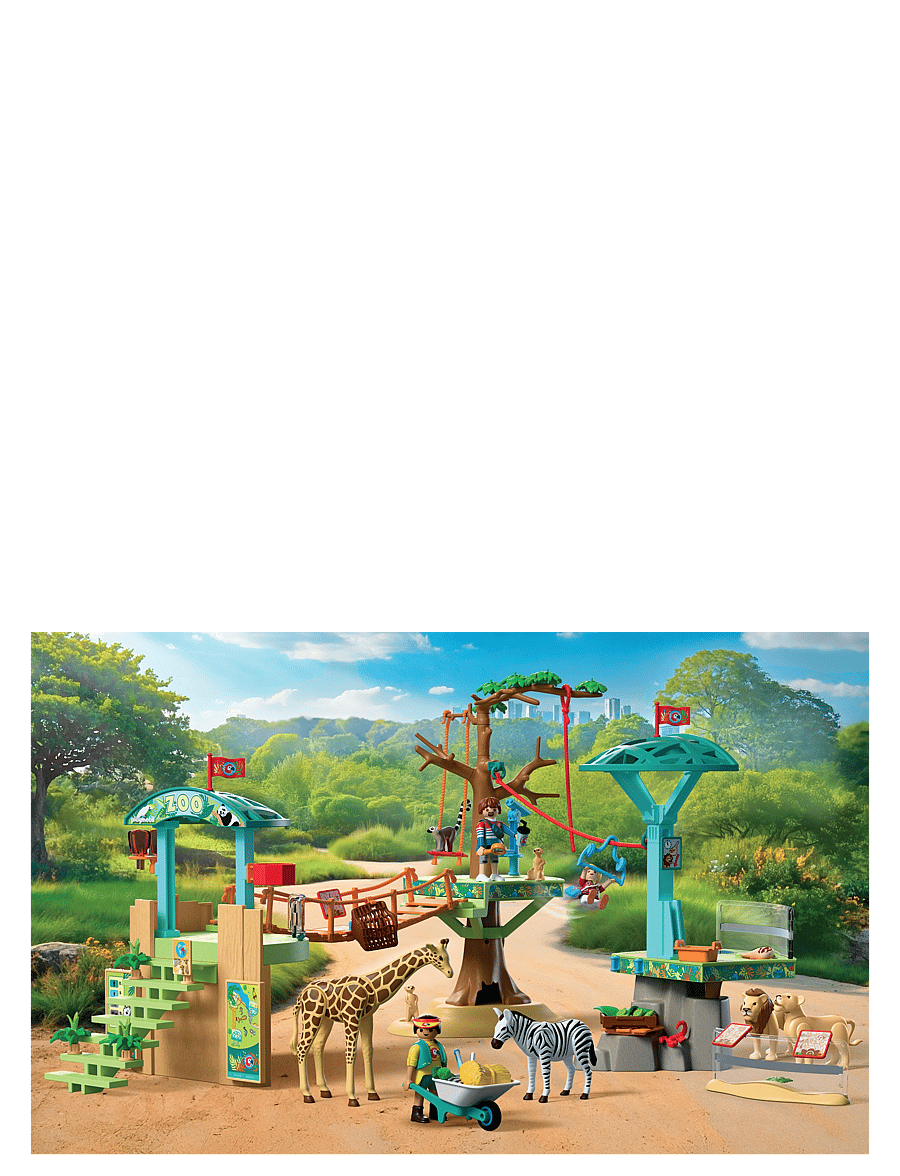 PLAYMOBIL - Dyrepark: Villmarks klatrepark - playmobil animals & friends - multicolored - 5