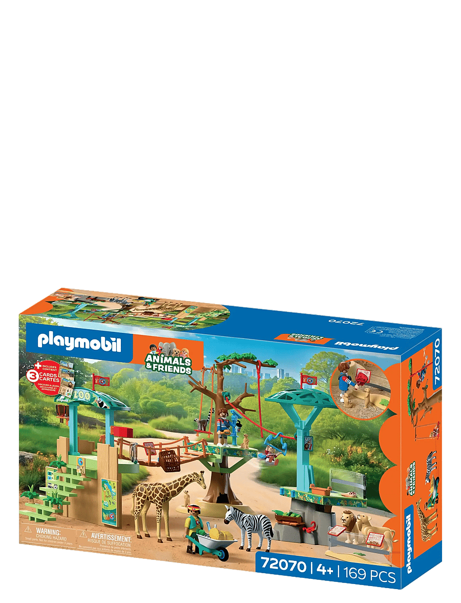 PLAYMOBIL - Dyrepark: Villmarks klatrepark - playmobil animals & friends - multicolored - 2