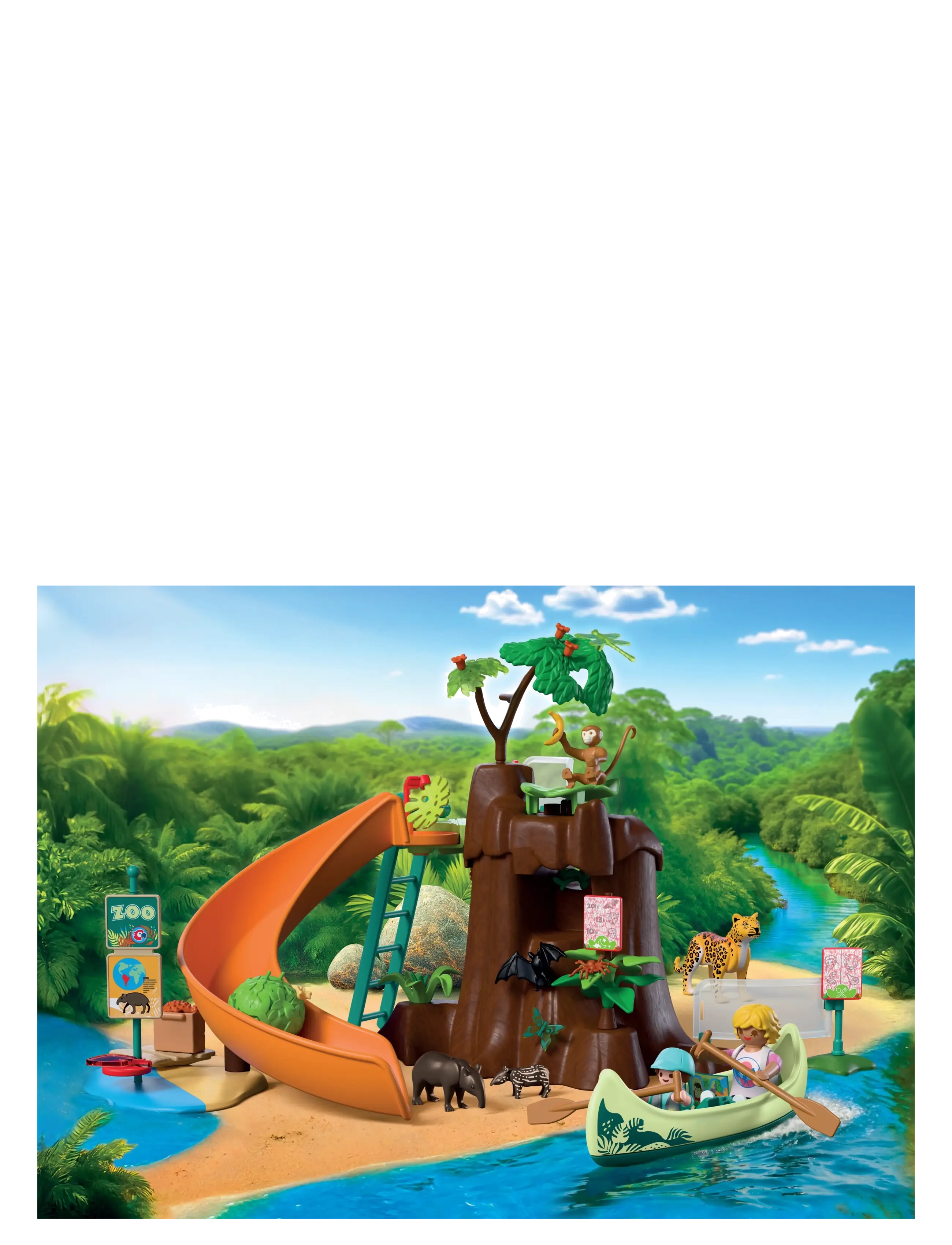 PLAYMOBIL - Zoo: Jungleeventyr - multicolored - 0