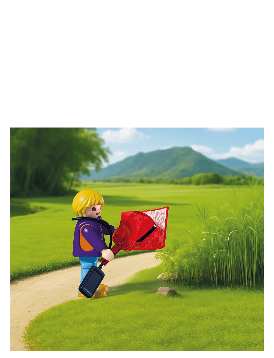 PLAYMOBIL - Dyrepark: Dyrepasser med kjøretøy - playmobil animals & friends - multicolored - 4