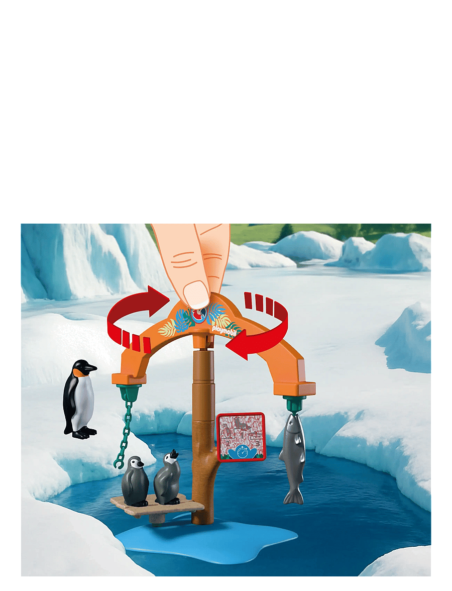 PLAYMOBIL - Dyrepark: Isekspedisjon - playmobil animals & friends - multicolored - 0