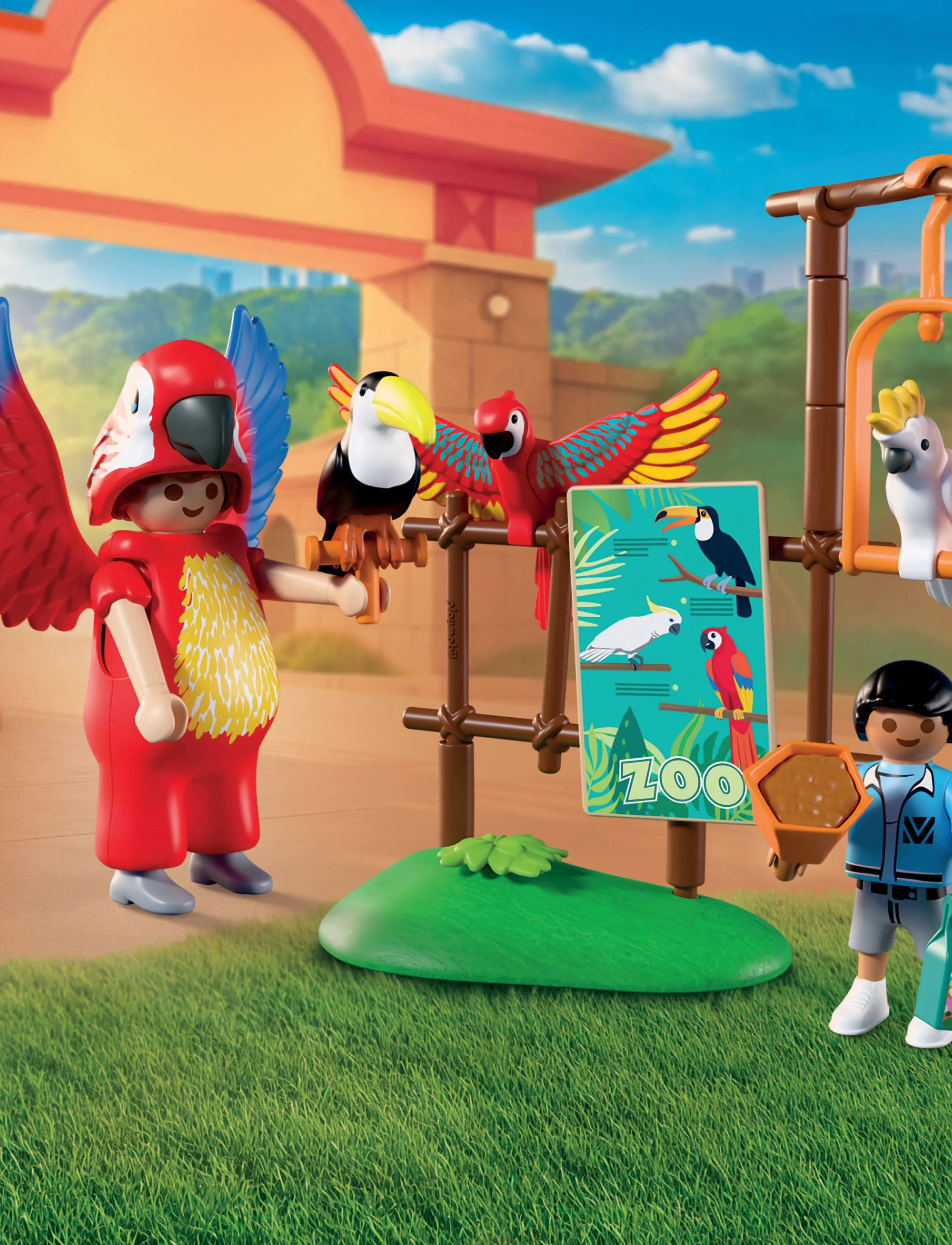 PLAYMOBIL - Zoo: Mascot - gifts below 50€ - multicolored - 5