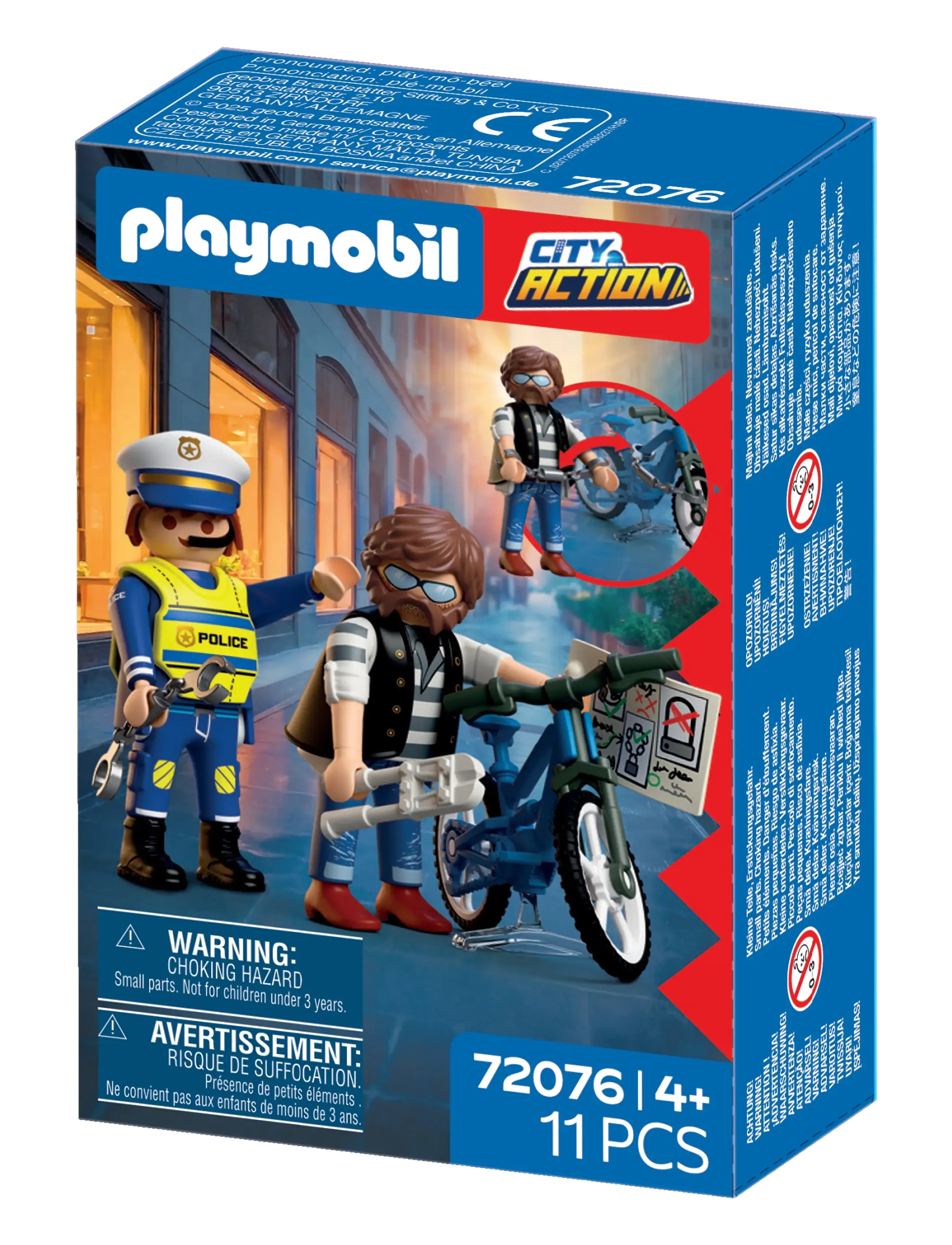 PLAYMOBIL - Cykelstöld - playmobil city action - multicolored - 2