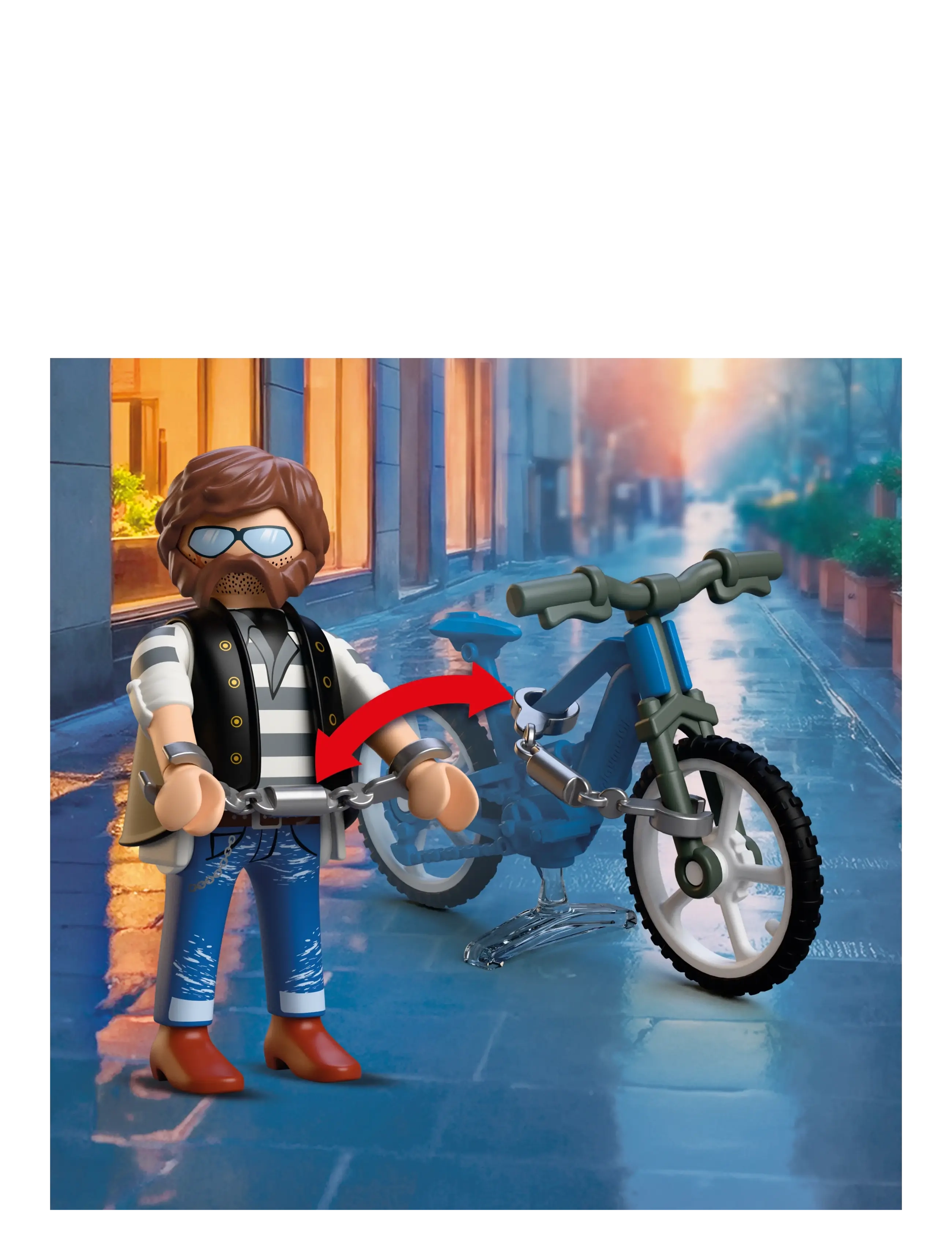 PLAYMOBIL - Cykelstöld - playmobil city action - multicolored - 3