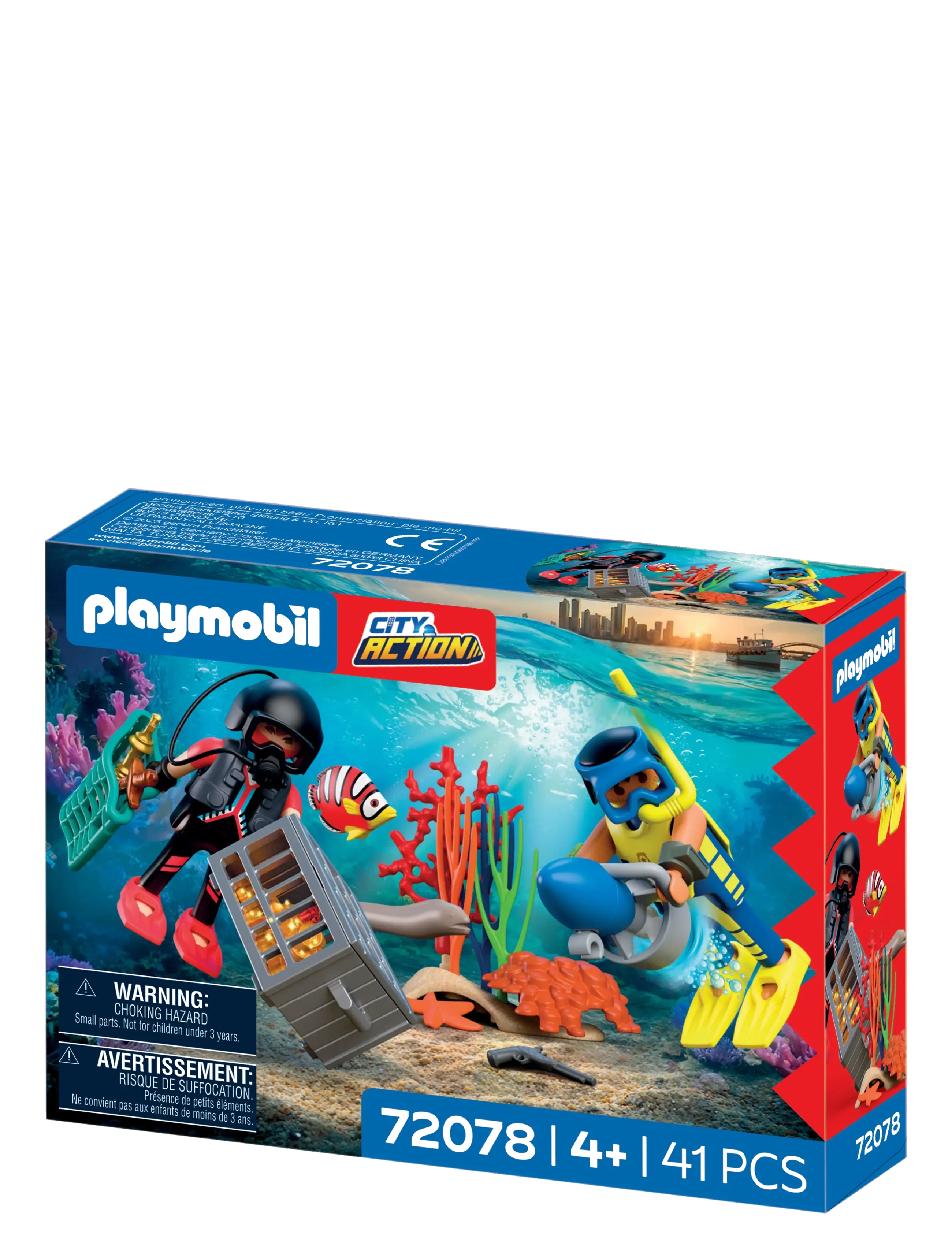 PLAYMOBIL Police Diver with Treasure - Lelut - MULTICOLORED / multi