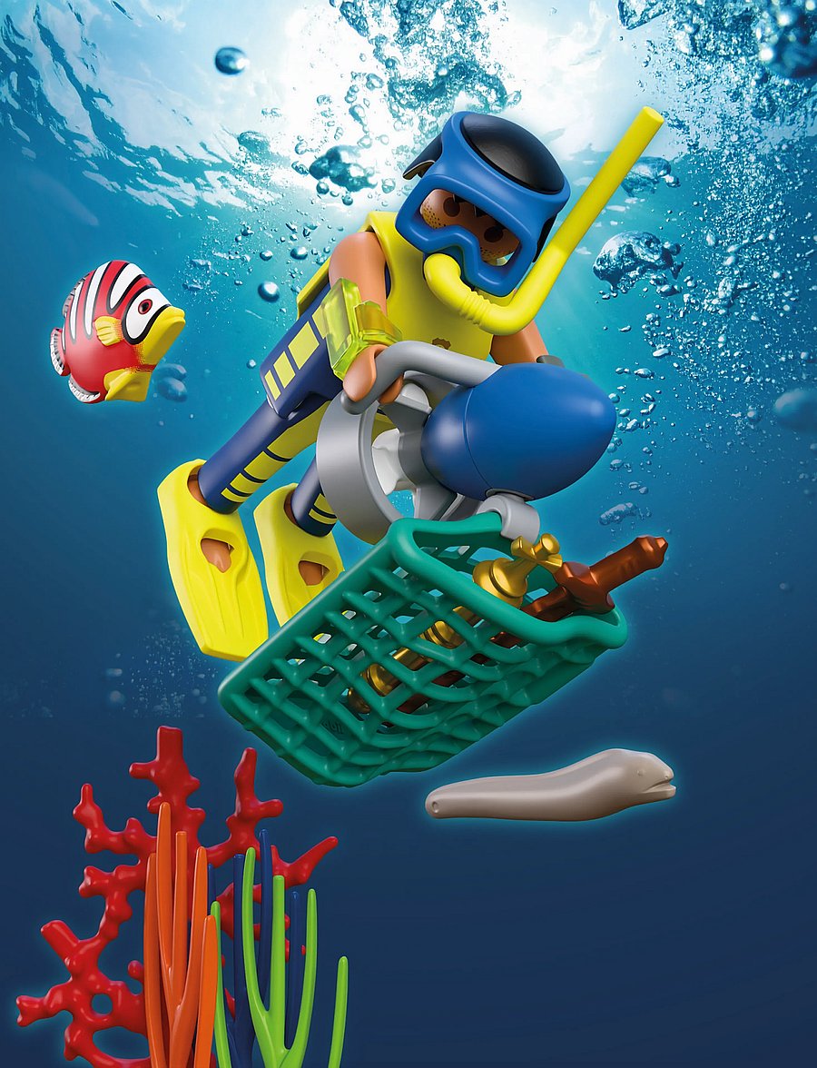 PLAYMOBIL - Polisdykare med skatt - playmobil city action - multicolored - 0