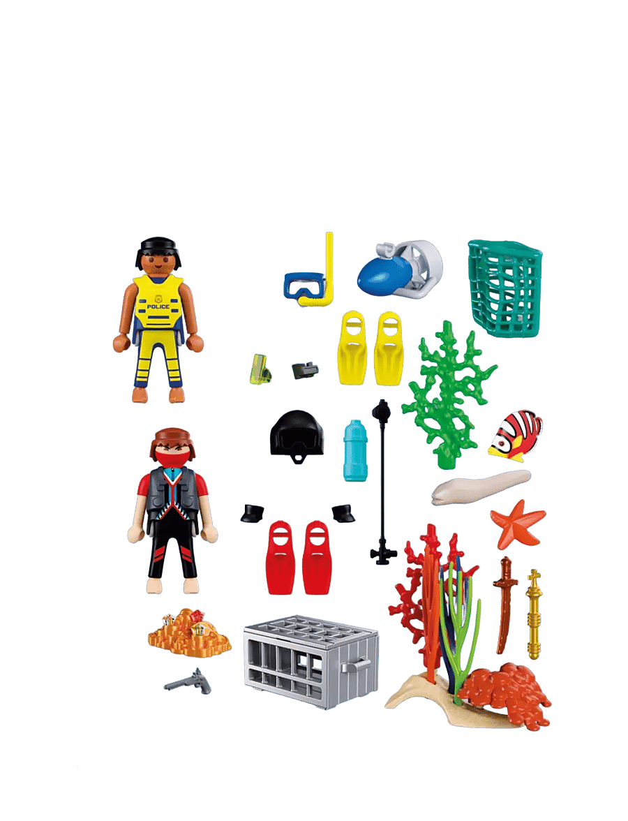 PLAYMOBIL - Polisdykare med skatt - playmobil city action - multicolored - 4