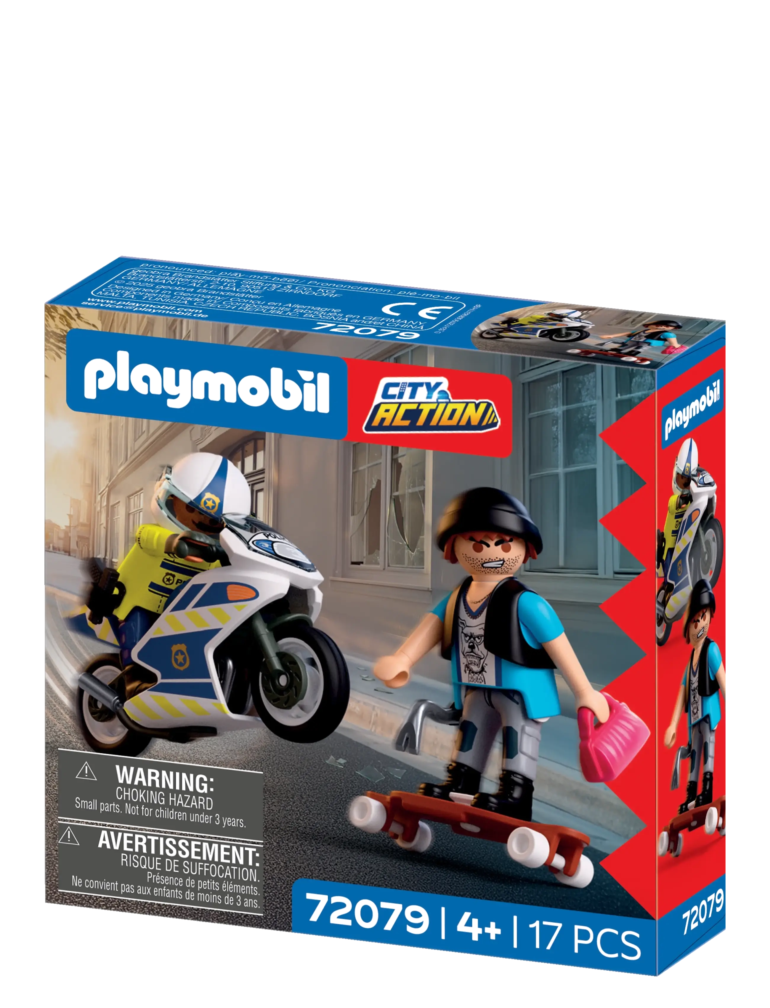 PLAYMOBIL - Motorsykkeljakt - playmobil city action - multicolored - 2