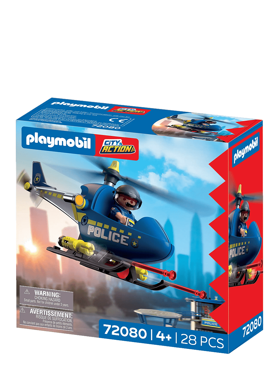 PLAYMOBIL - Polishelikopter - playmobil city action - multicolored - 0