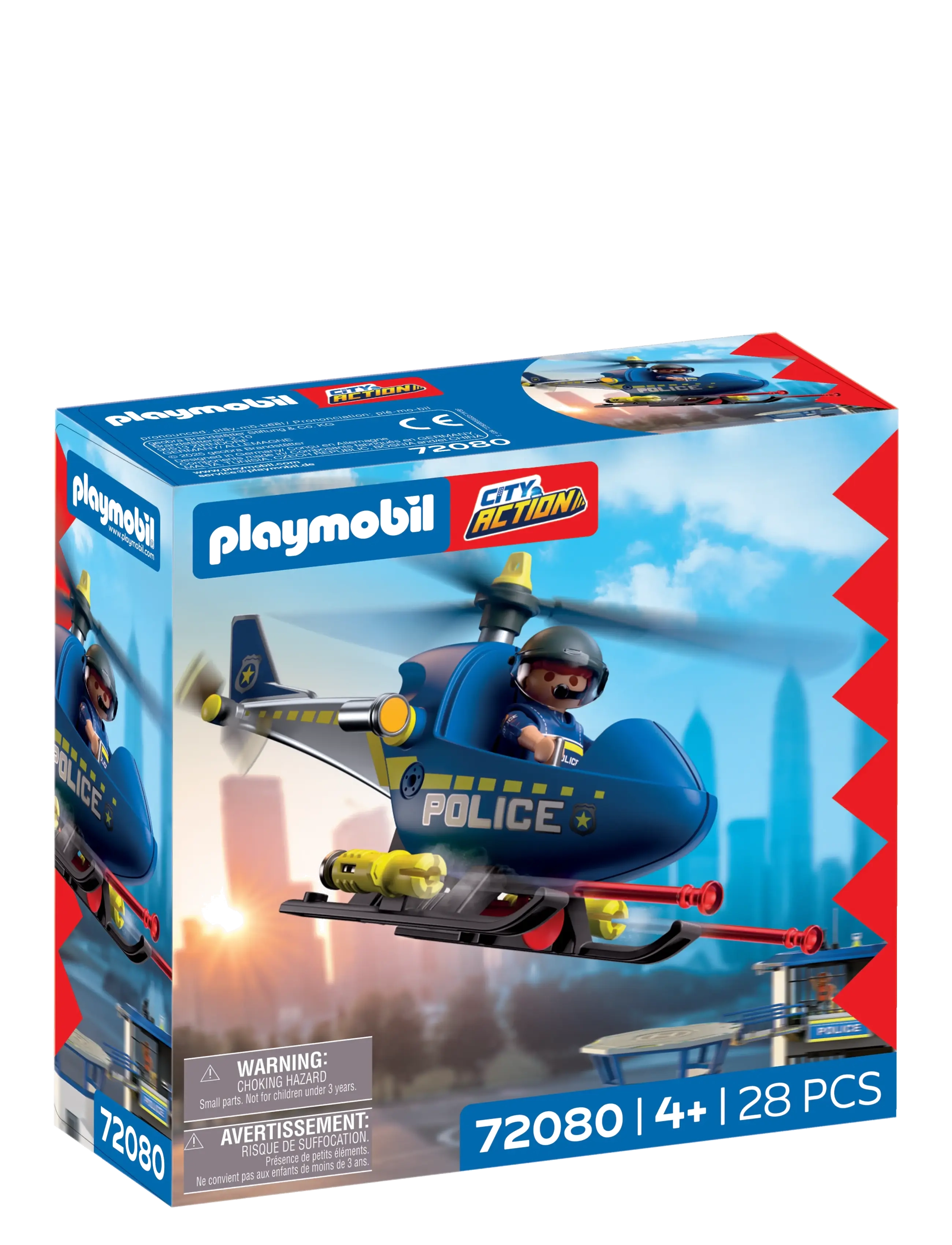 PLAYMOBIL - Politihelikopter - multicolored - 3