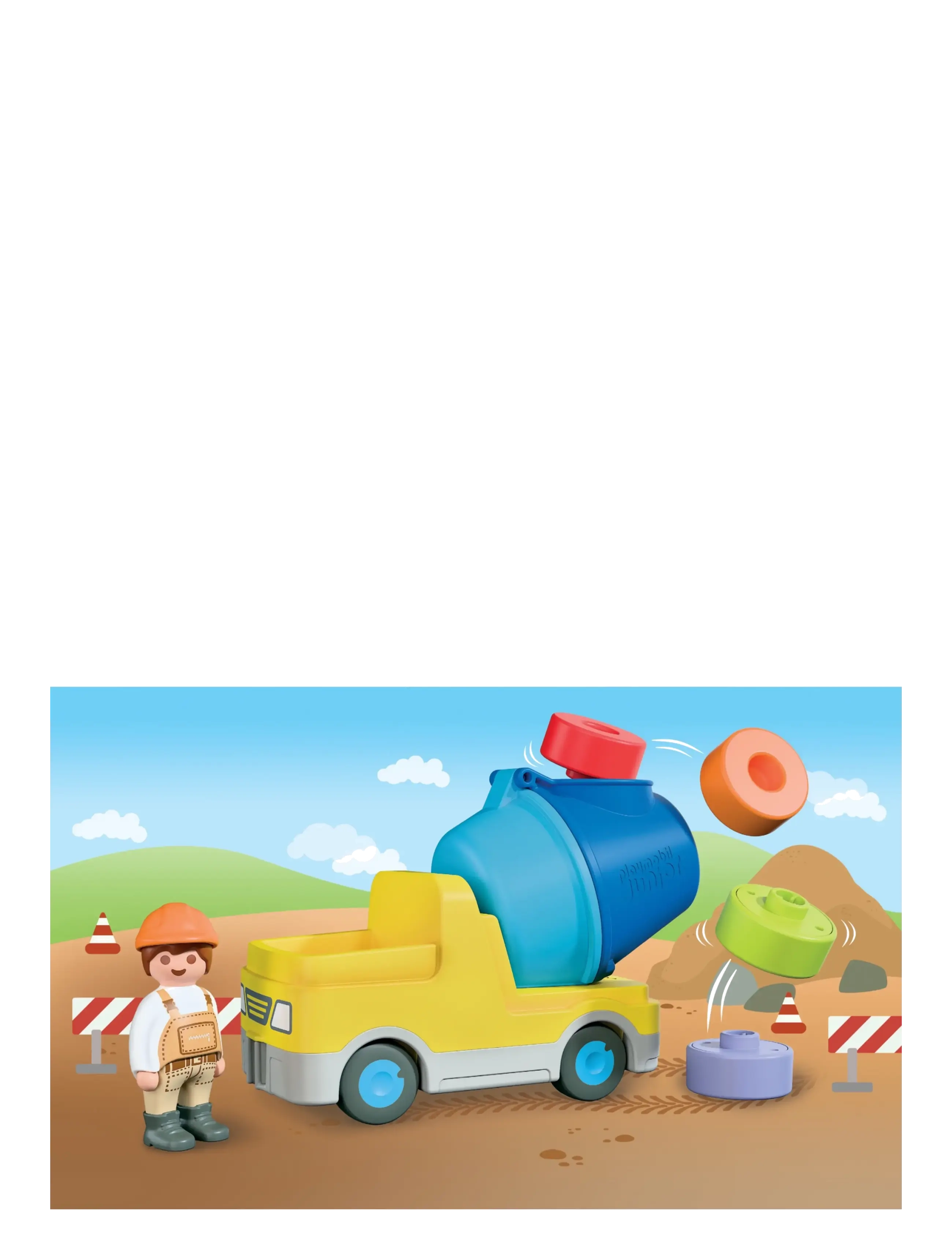 PLAYMOBIL - Junior Cement Mixer - multicolored - 5