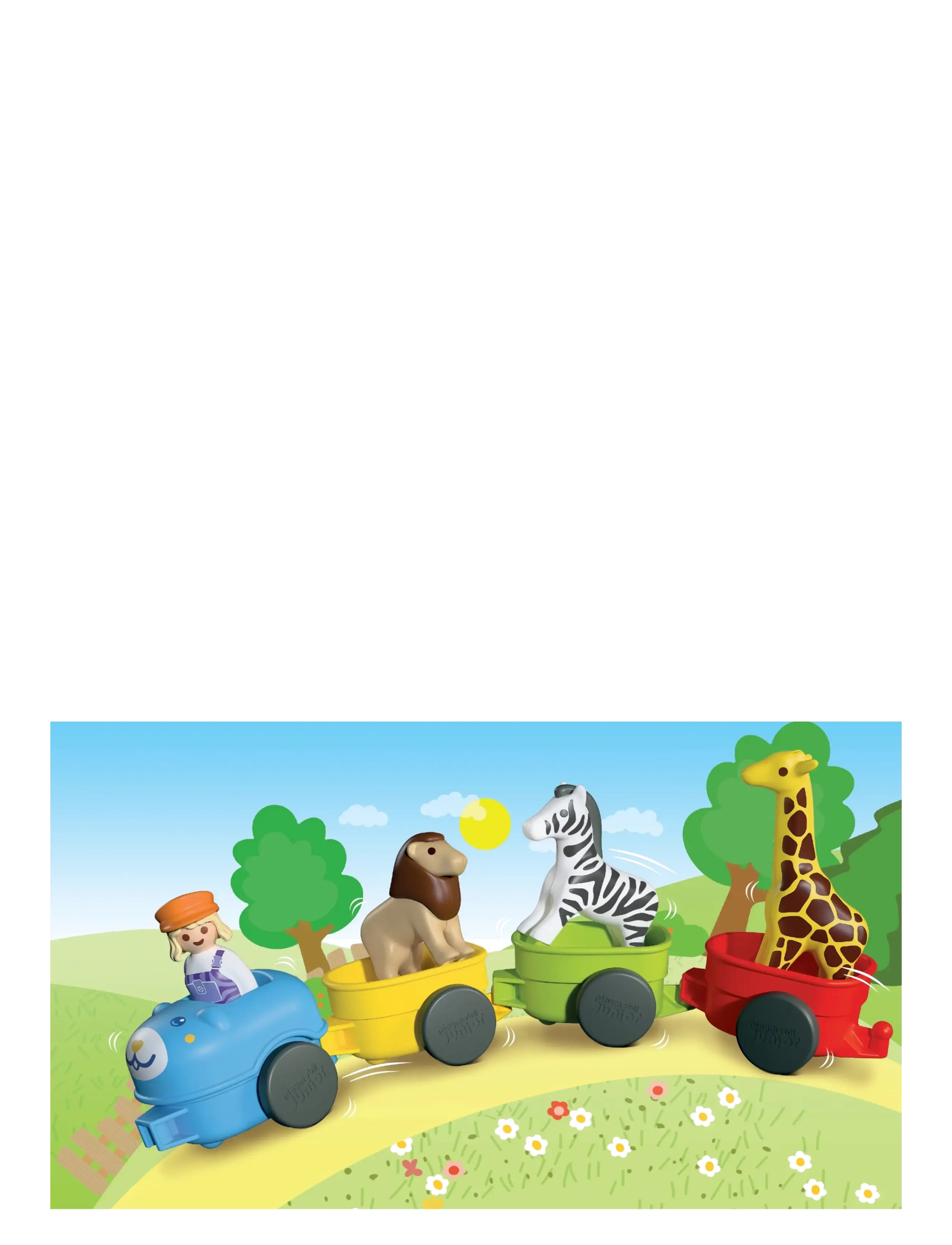 PLAYMOBIL - Junior Animal Train - multicolored - 0