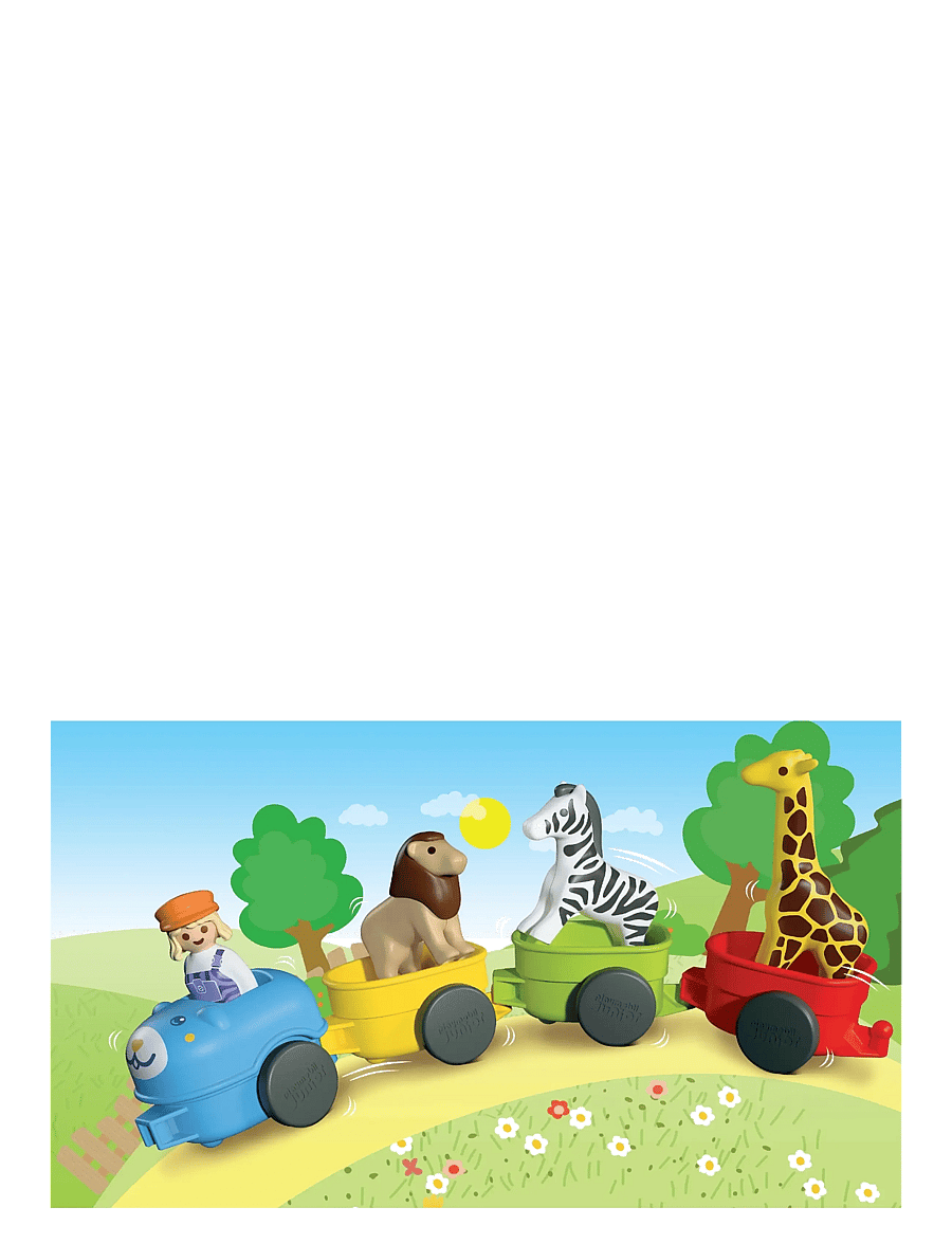 PLAYMOBIL - Junior Animal Train - multicolored - 0