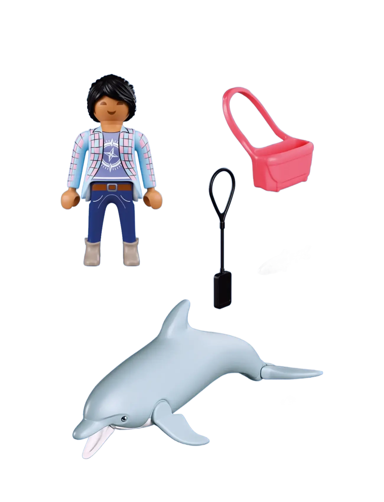 PLAYMOBIL - Zoo: Delfin og besøgende - multicolored - 3