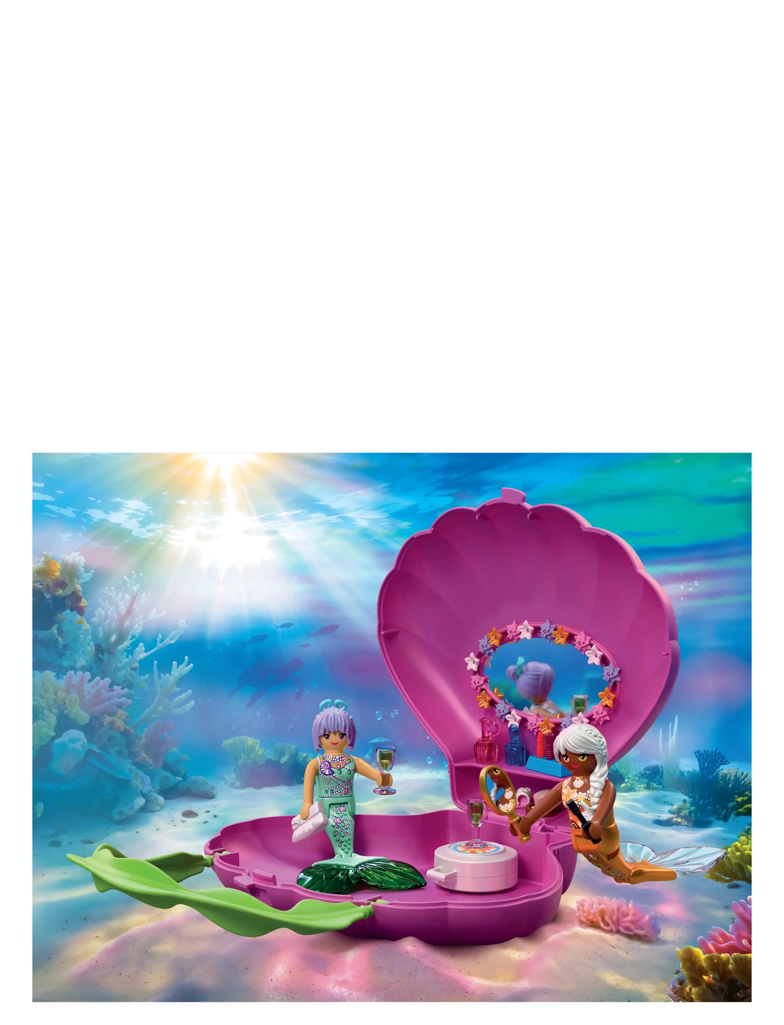 PLAYMOBIL Havfruens Muslingetaske, One Size, Purple, Playmobil Legetøj > Playmobil Princess Magic, Børn