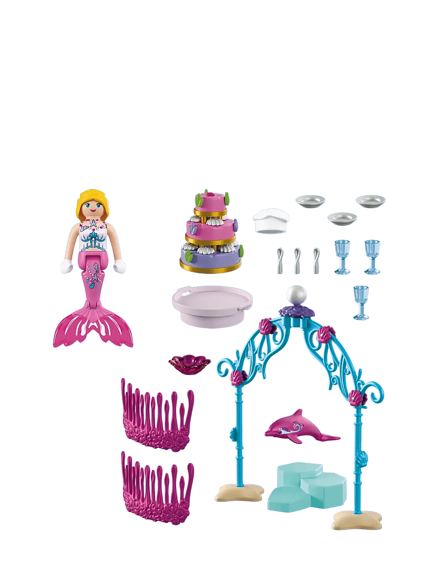 PLAYMOBIL - Undervannsbryllupsbuffet - playmobil princess magic - multicolored - 3