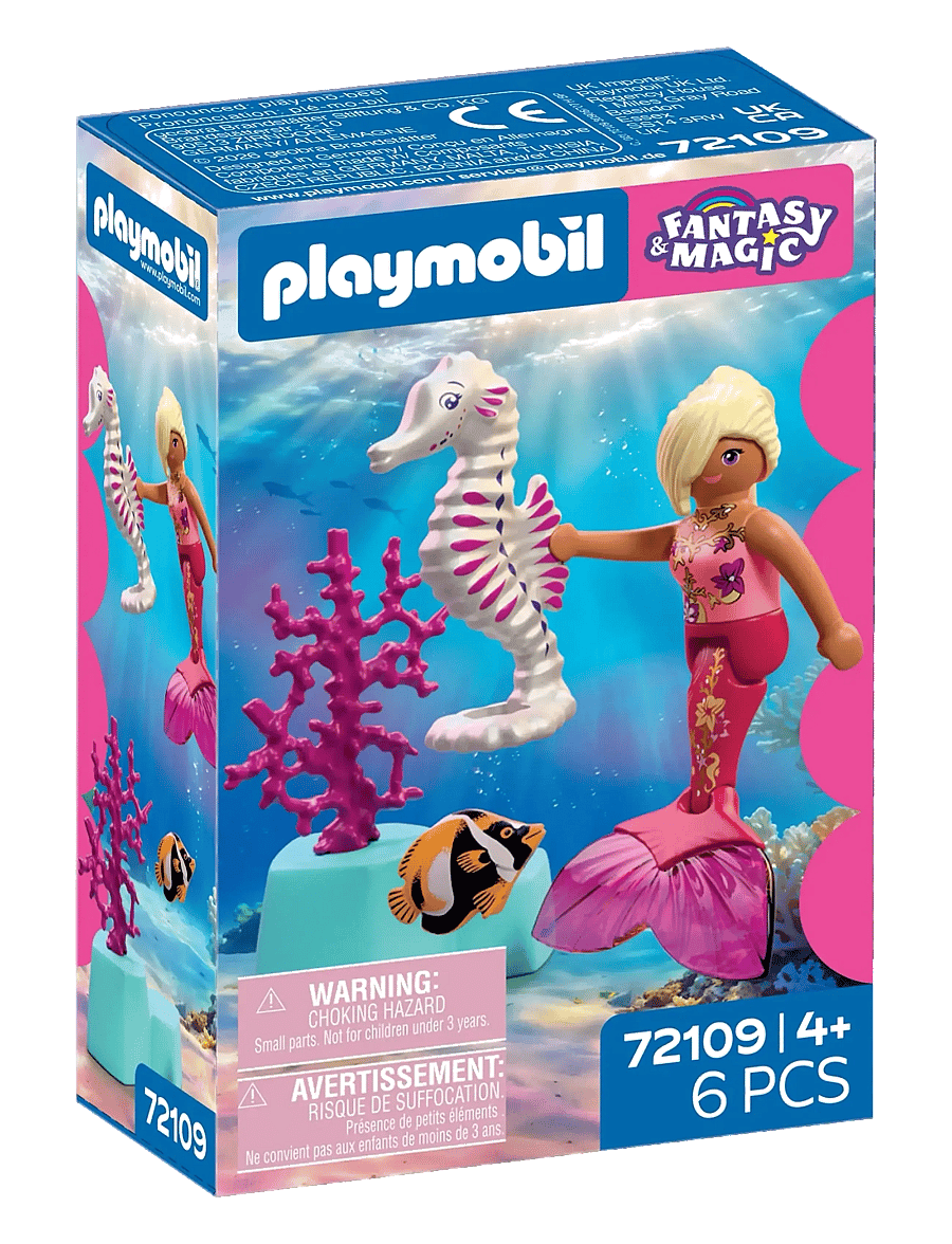 PLAYMOBIL - Havfrue med sjøhest - playmobil magic - multicolored - 1