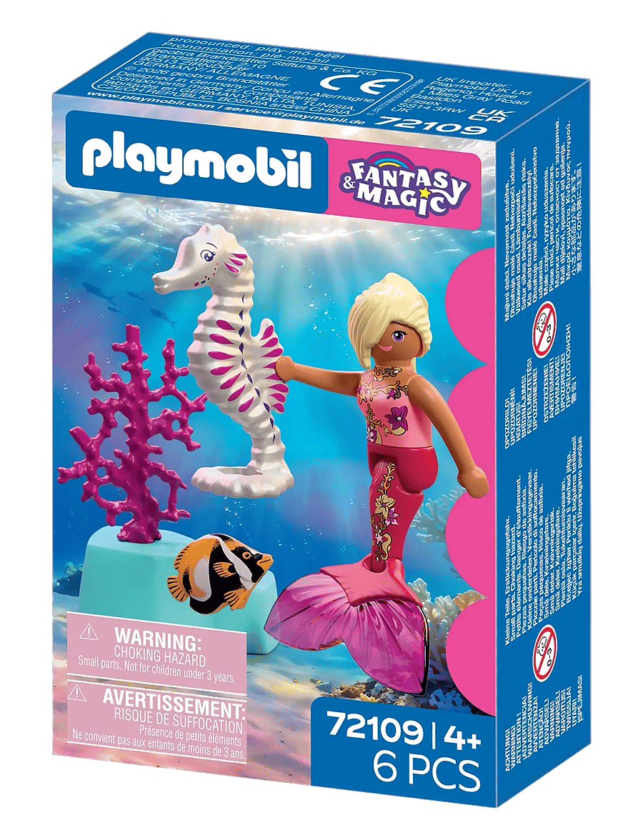 PLAYMOBIL - Havfrue med sjøhest - playmobil magic - multicolored - 3