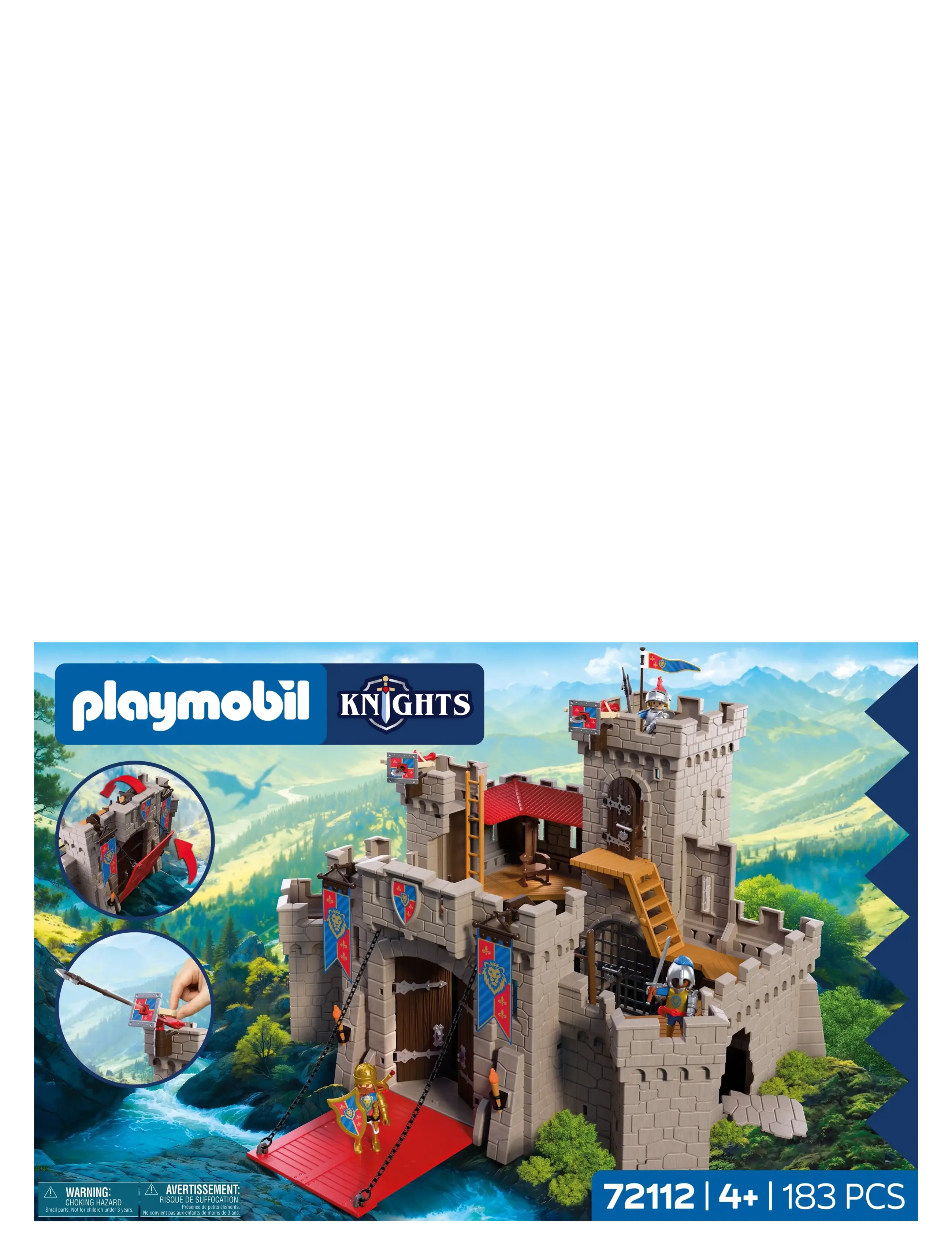 PLAYMOBIL - Stort løveridder-slot - multicolored - 5