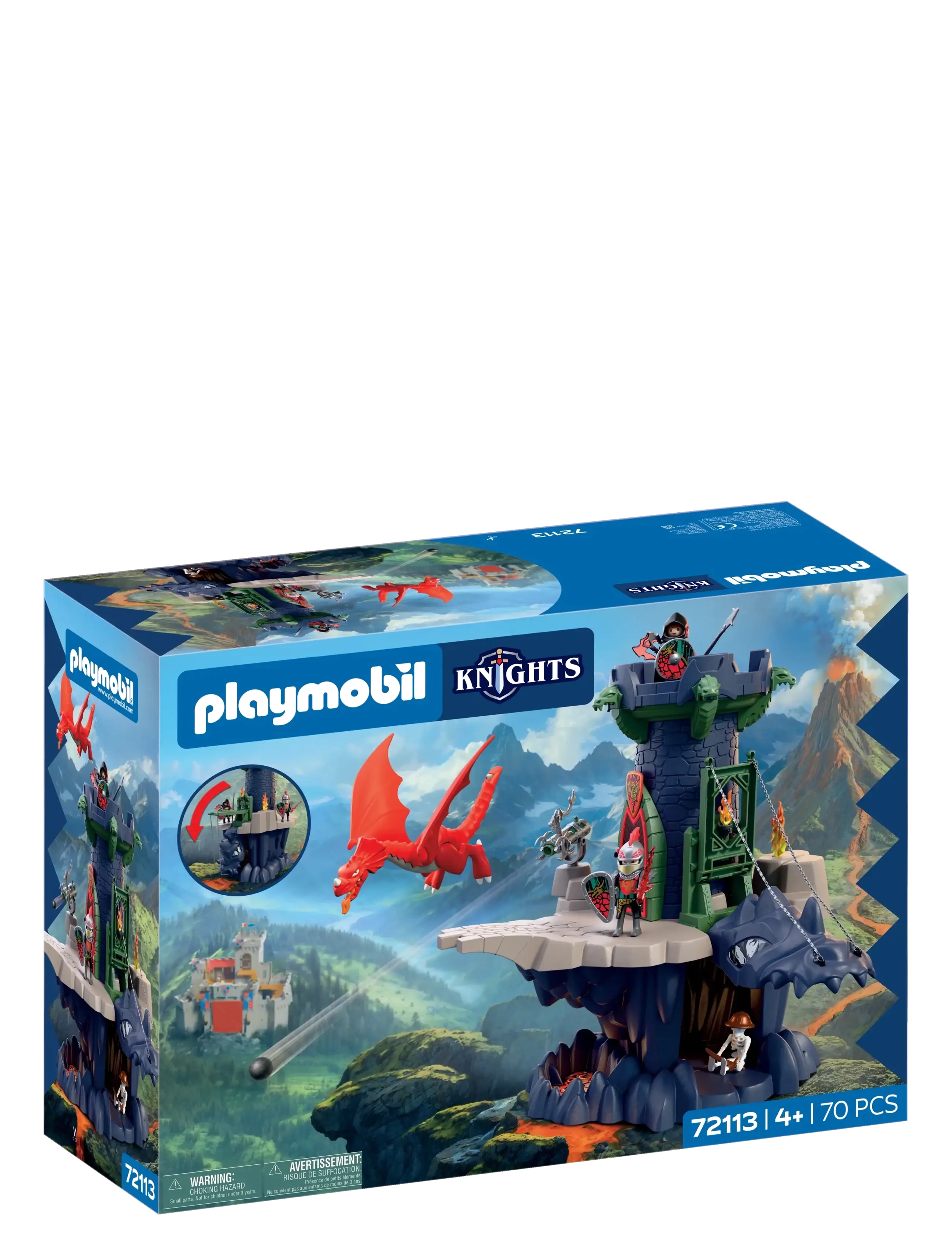PLAYMOBIL Drageriddernes tårn - Playmobil legetøj - MULTICOLORED / navy