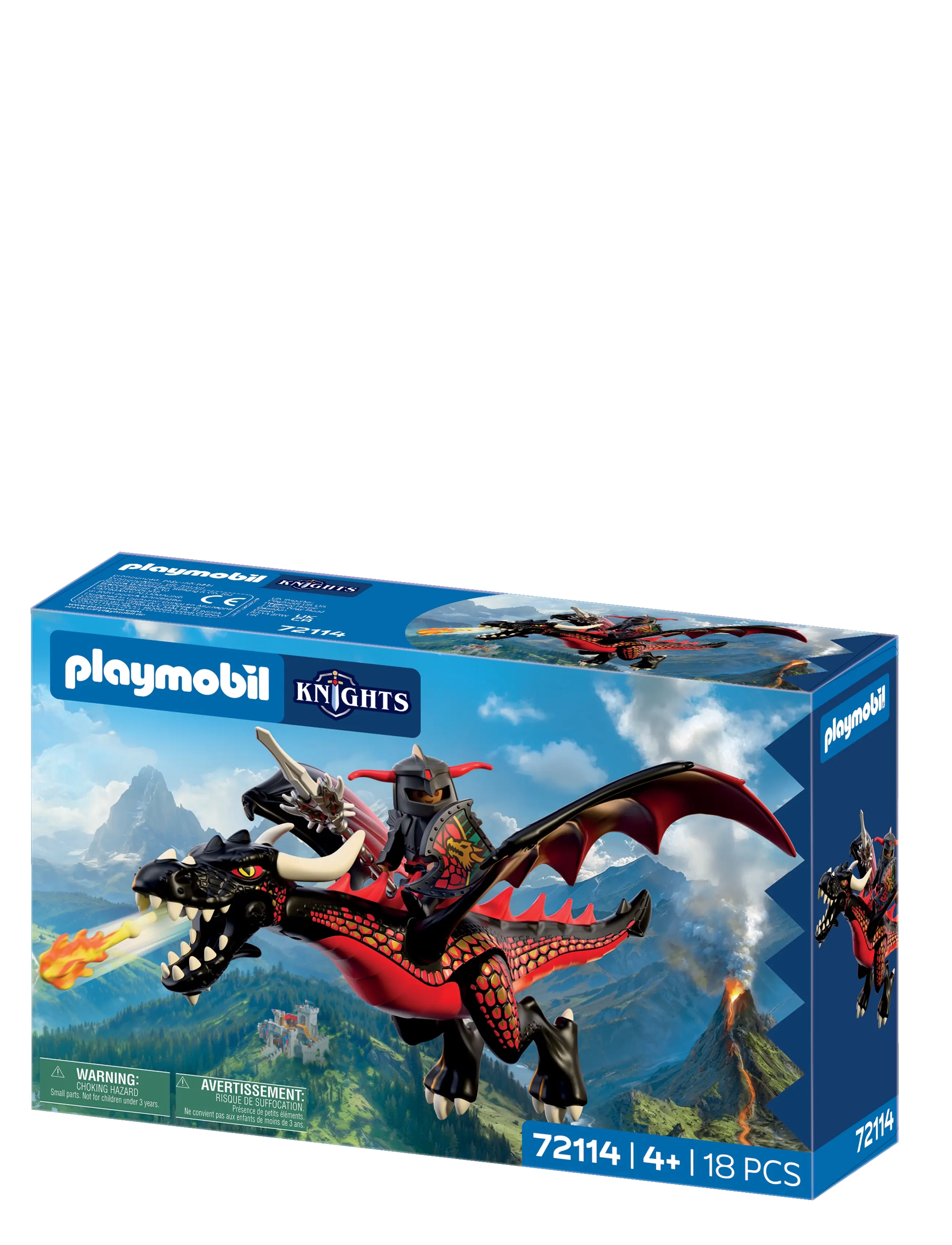 PLAYMOBIL - Sort Drage - multicolored - 1
