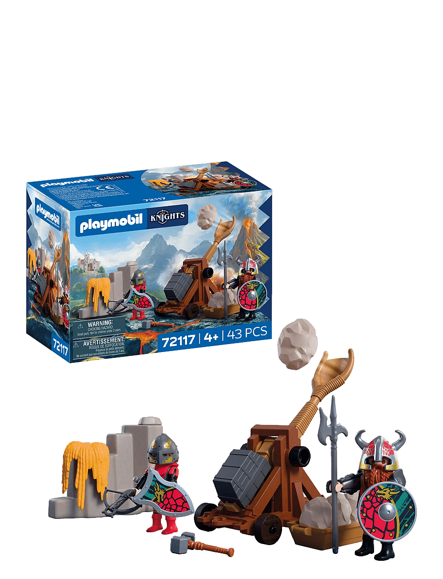PLAYMOBIL - Drageriddernes katapult - lekset - multicolored - 1