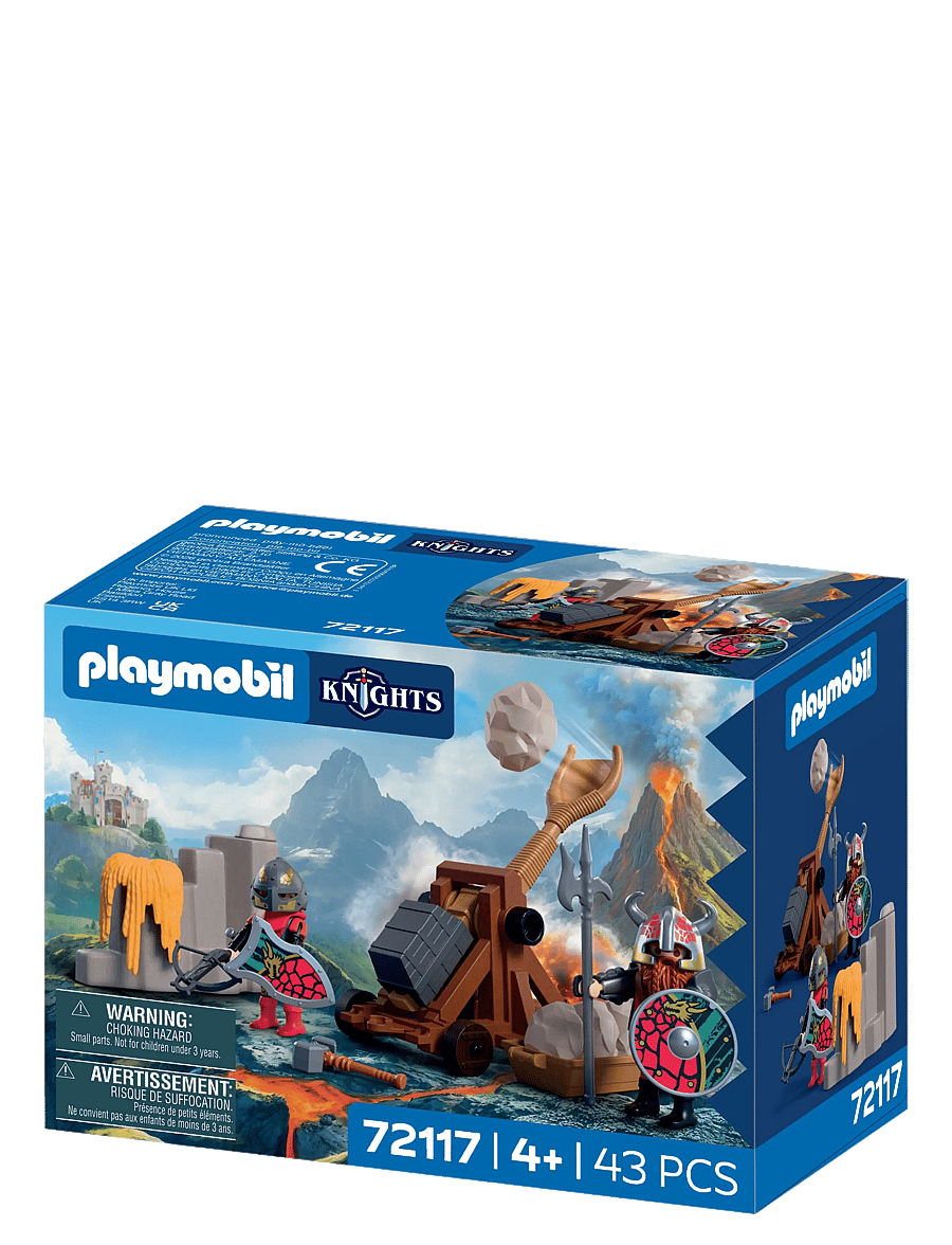 PLAYMOBIL - Drageriddernes katapult - lekset - multicolored - 4