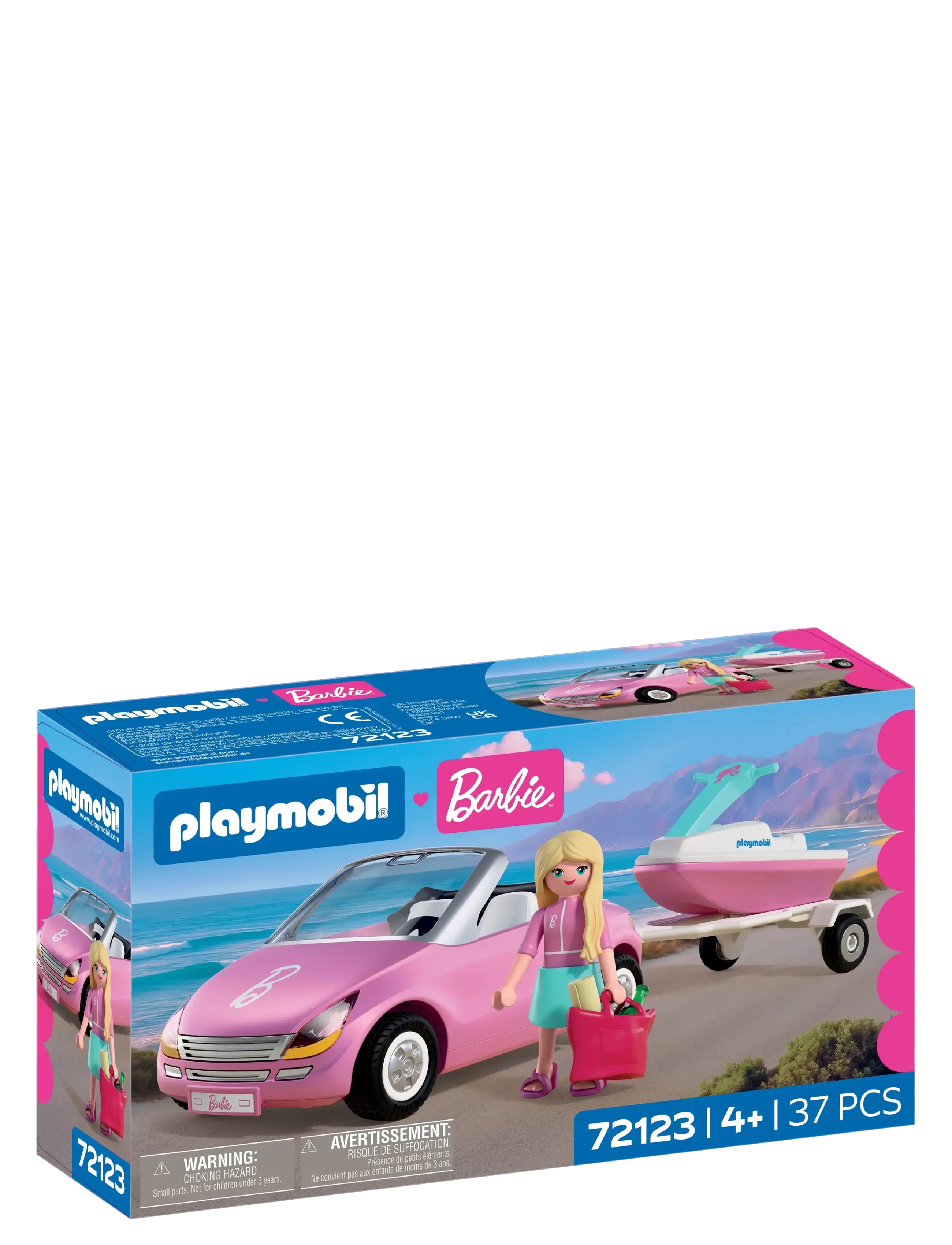 PLAYMOBIL Barbie cabriolet - Playmobil legetøj - MULTICOLORED / pink/rose
